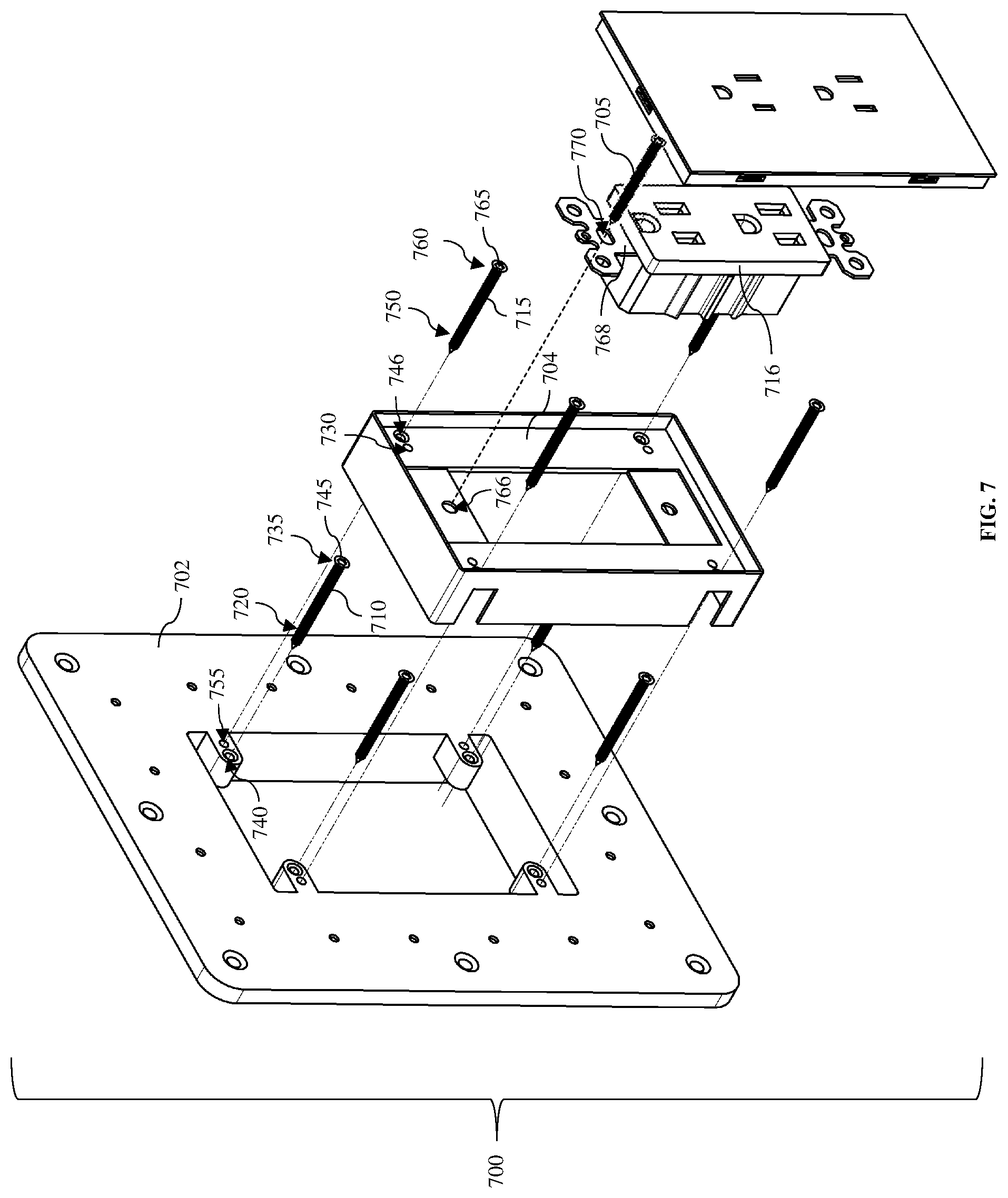 Patent US11784478 Figure 12 – Devices, methods, and systems for adjustably mounting devices to surface structures