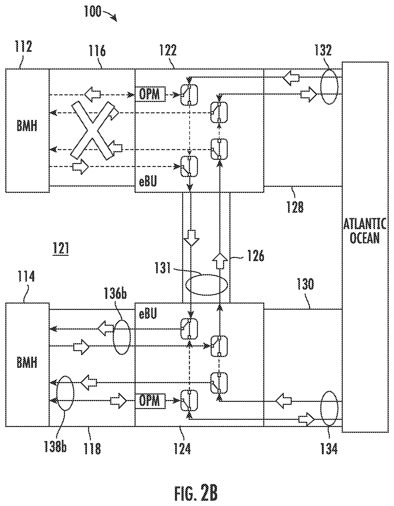 Patent US11784481 Figure 3 – Submarine cable architecture with redundancy for facilitating shared landing site