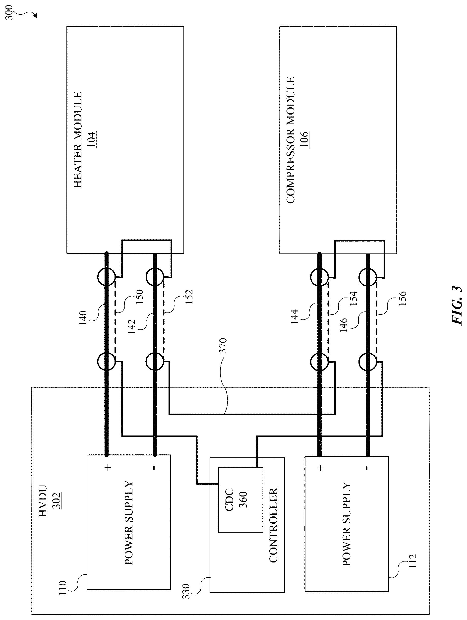 Patent US11784482 Figure 4 – Electrical connection monitoring using cable shielding