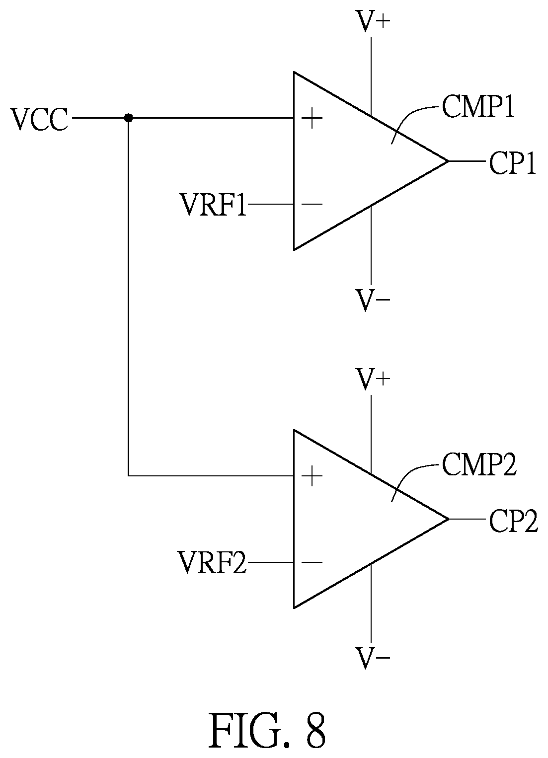Patent US11784487 Figure 8 – Overvoltage protecting system and method of motor pre-driver