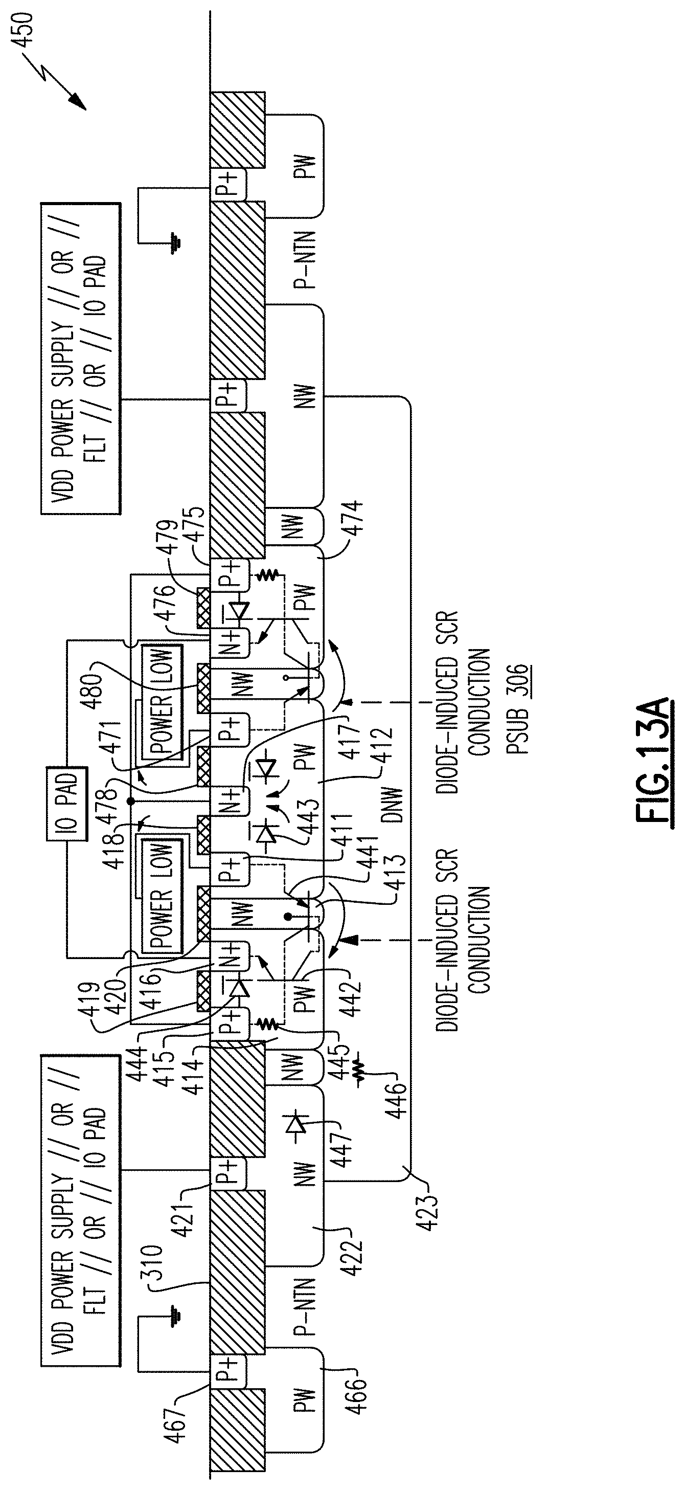 Patent US11784488 Figure 20 – Electrical overstress protection with low leakage current for high voltage tolerant high speed interfaces