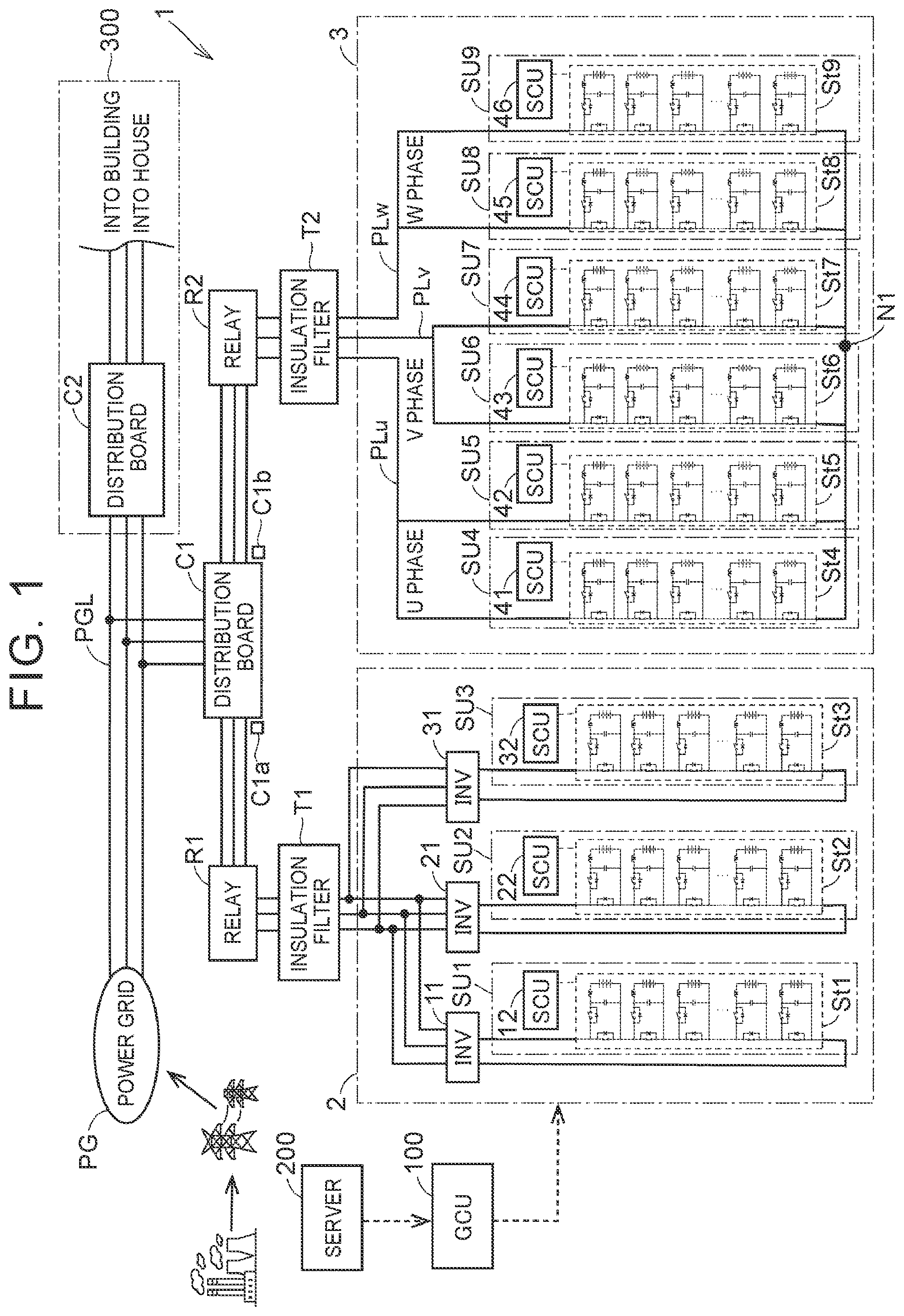 Patent US11784492 Figure 1 – Power supply system