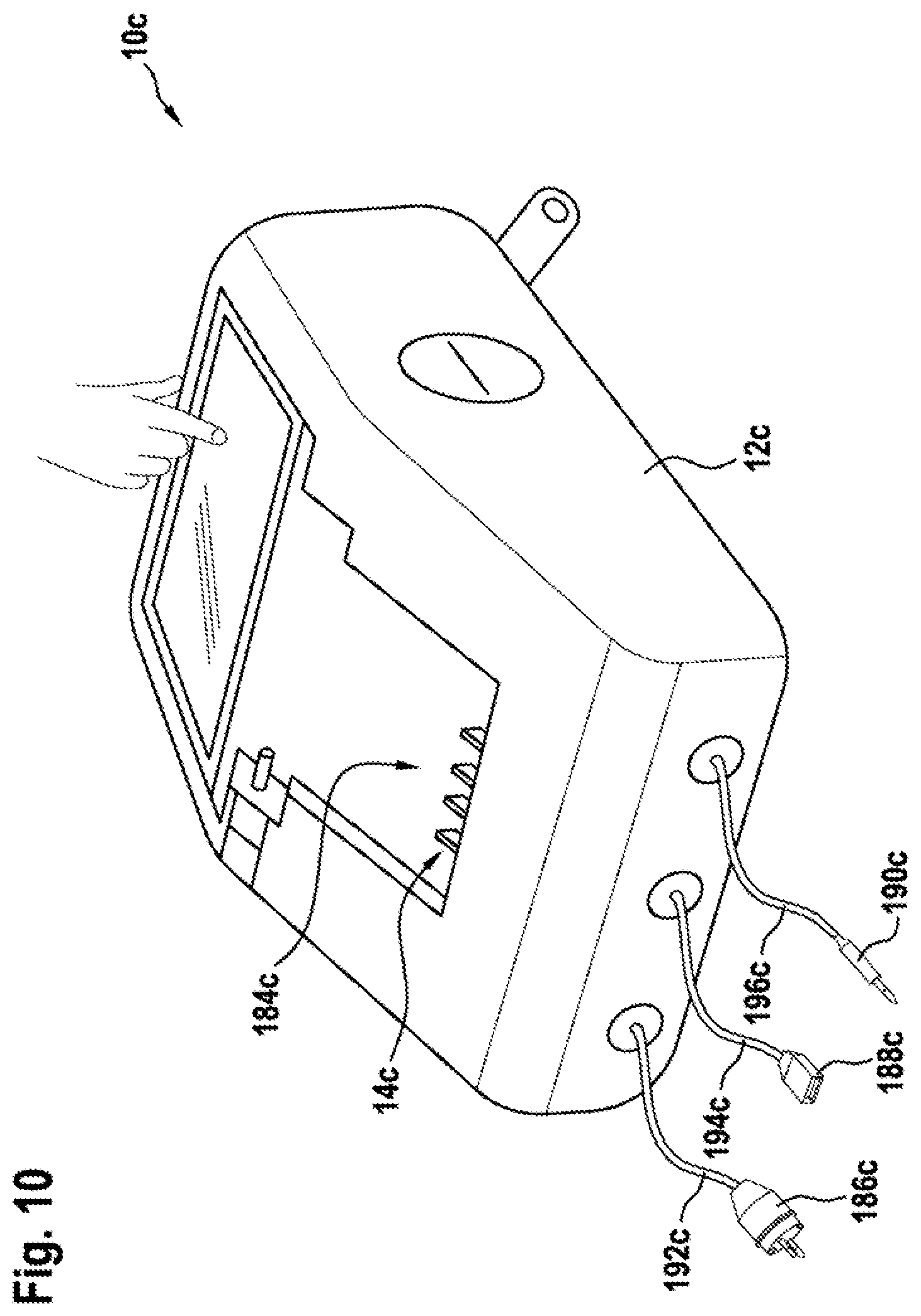 Patent US11784497 Figure 10 – Power supply device for charging at least one electrical unit