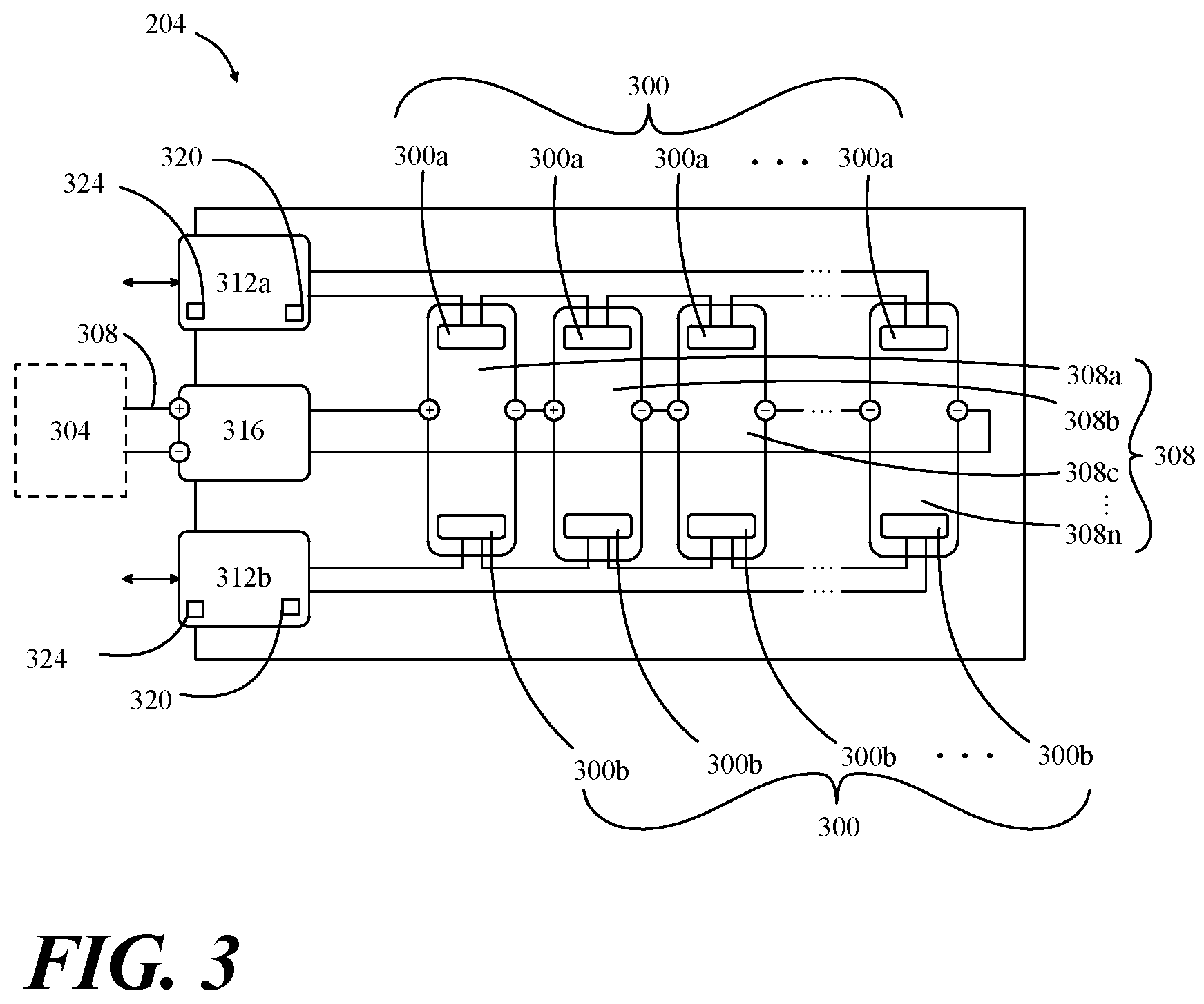 Patent US11784500 Figure 3 – Systems and methods for overvoltage protection on loads for use in an electric aircraft