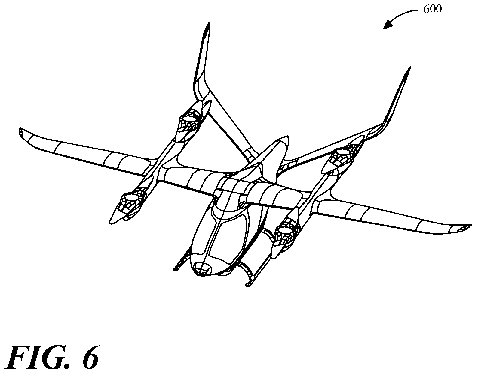Patent US11784500 Figure 6 – Systems and methods for overvoltage protection on loads for use in an electric aircraft