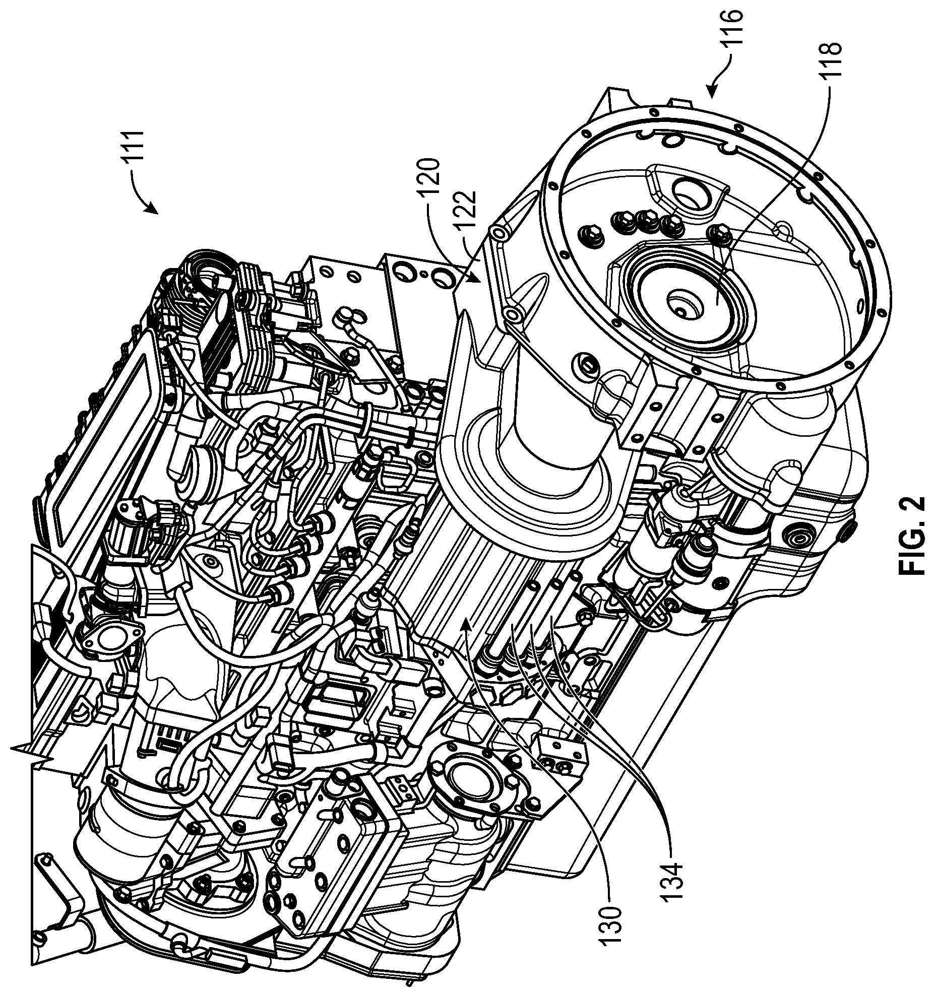Patent US11784507 Figure 2 – Architecture and control system for electrically-powered accessories of a non-hybrid vehicle