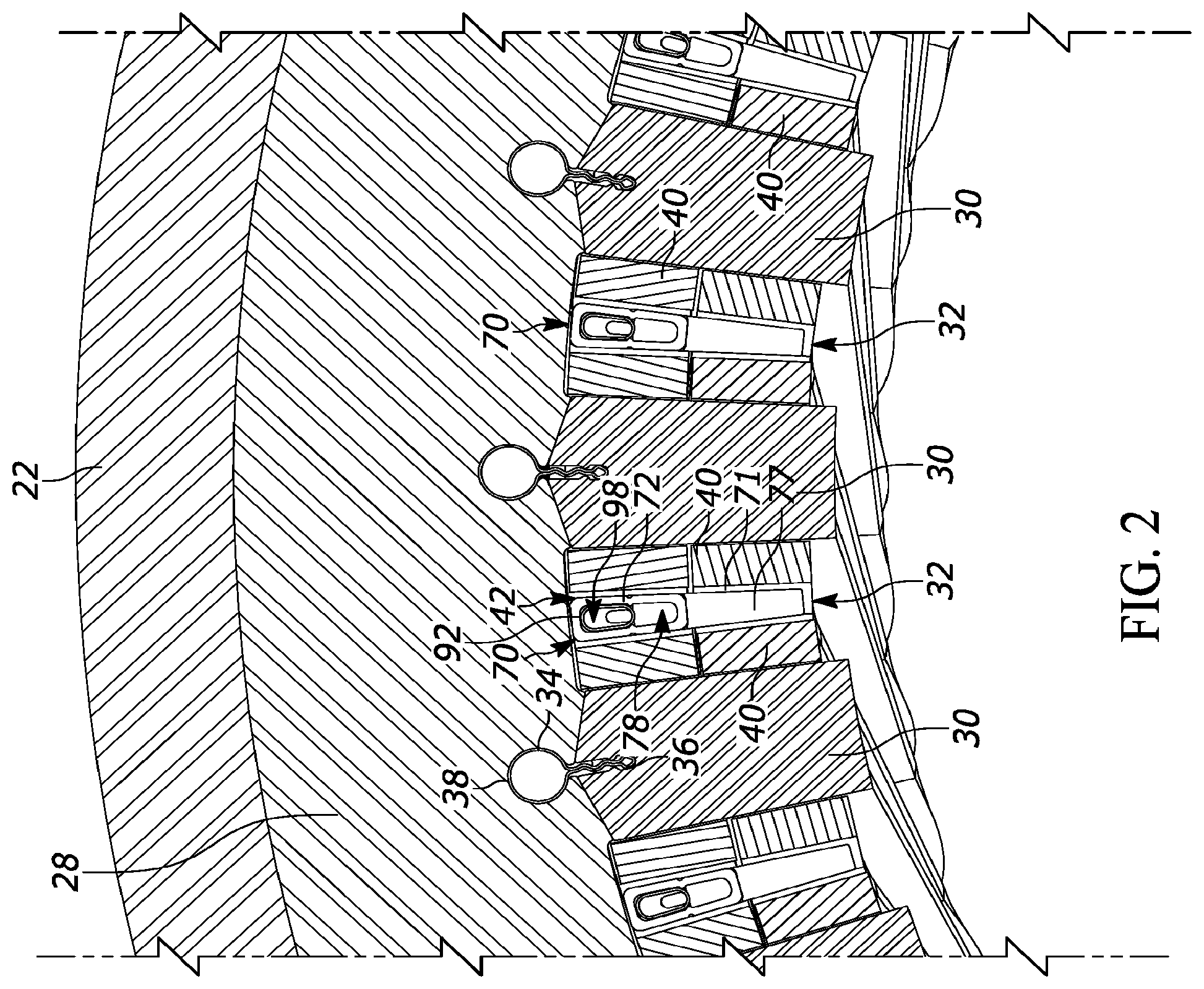 Patent US11784516 Figure 2 – Cooling device for rotary electric machine