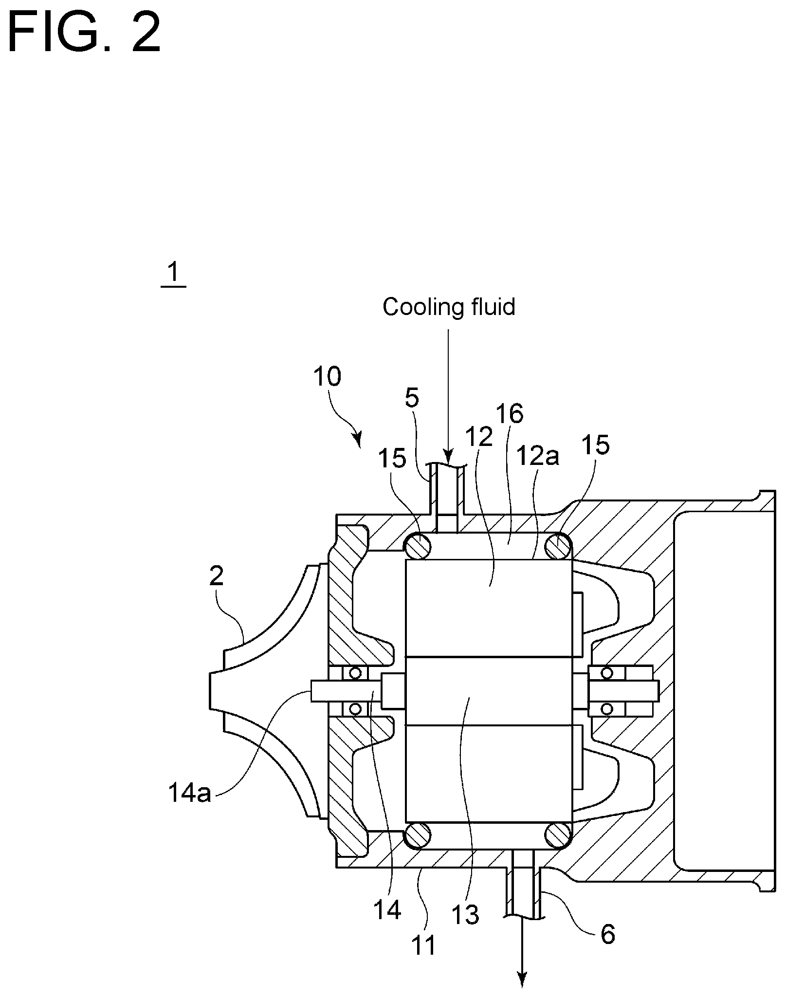 Patent US11784517 Figure 2 – Rotary electric machine with vibration and noise reduction