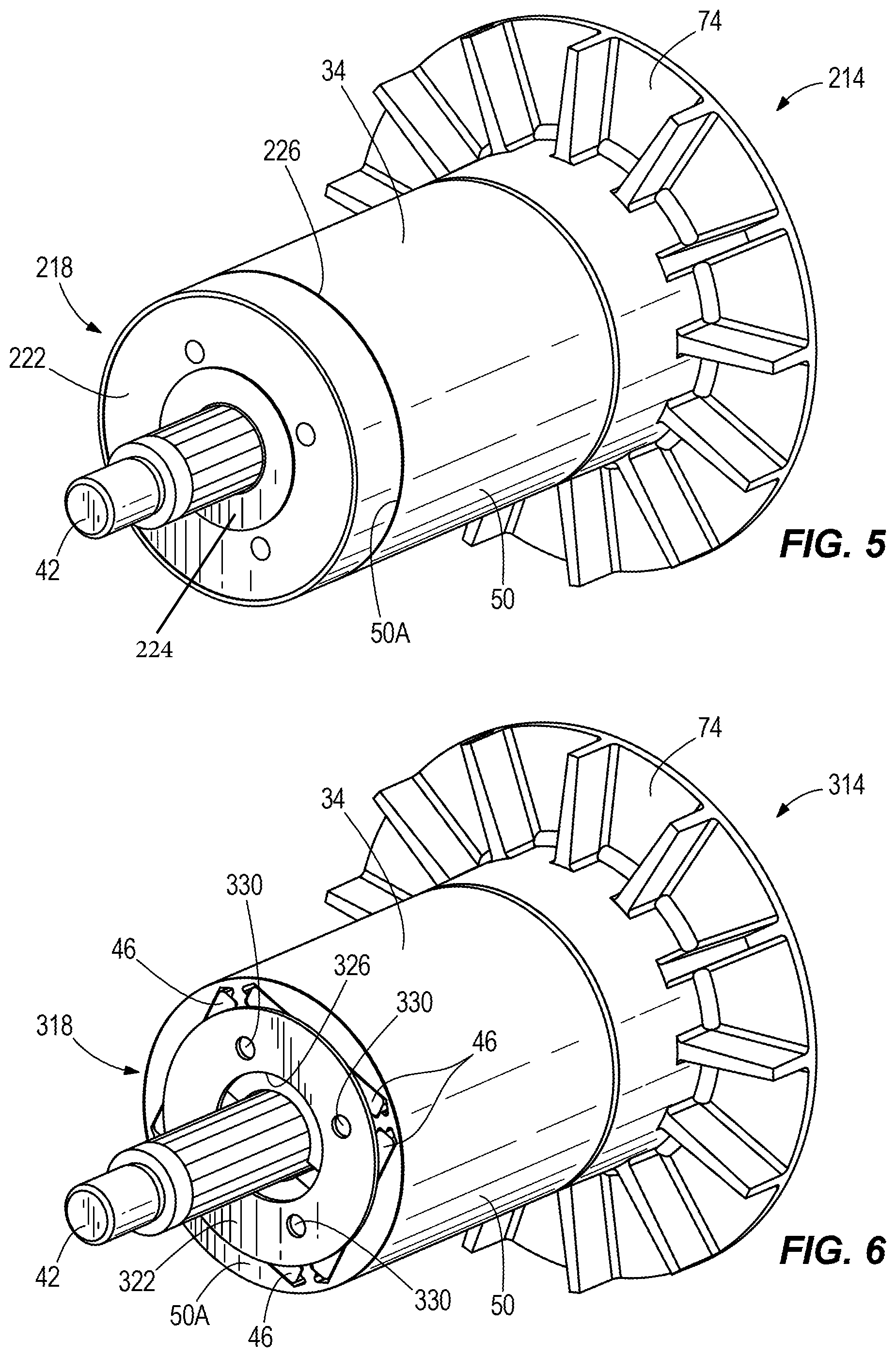 Patent US11784518 Figure 4 – Electric motor for a power tool