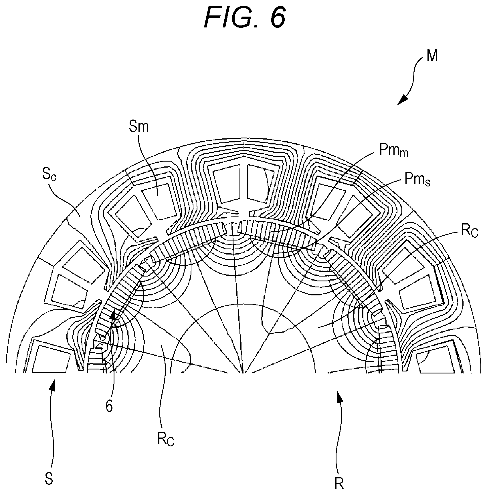 Patent US11784520 Figure 5 – Rotor structure of synchronous motor