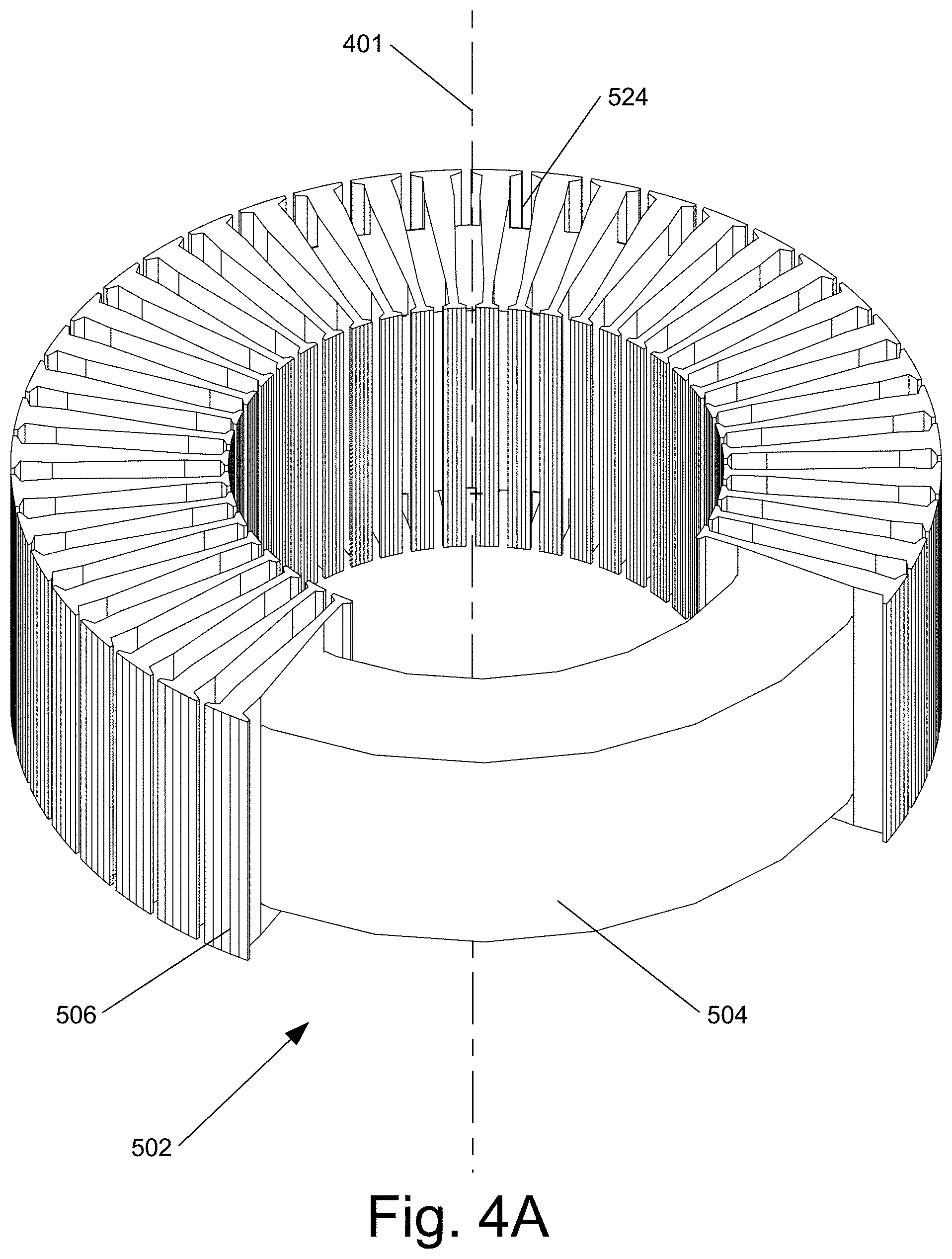 Patent US11784523 Figure 4 – Multi-tunnel electric motor/generator
