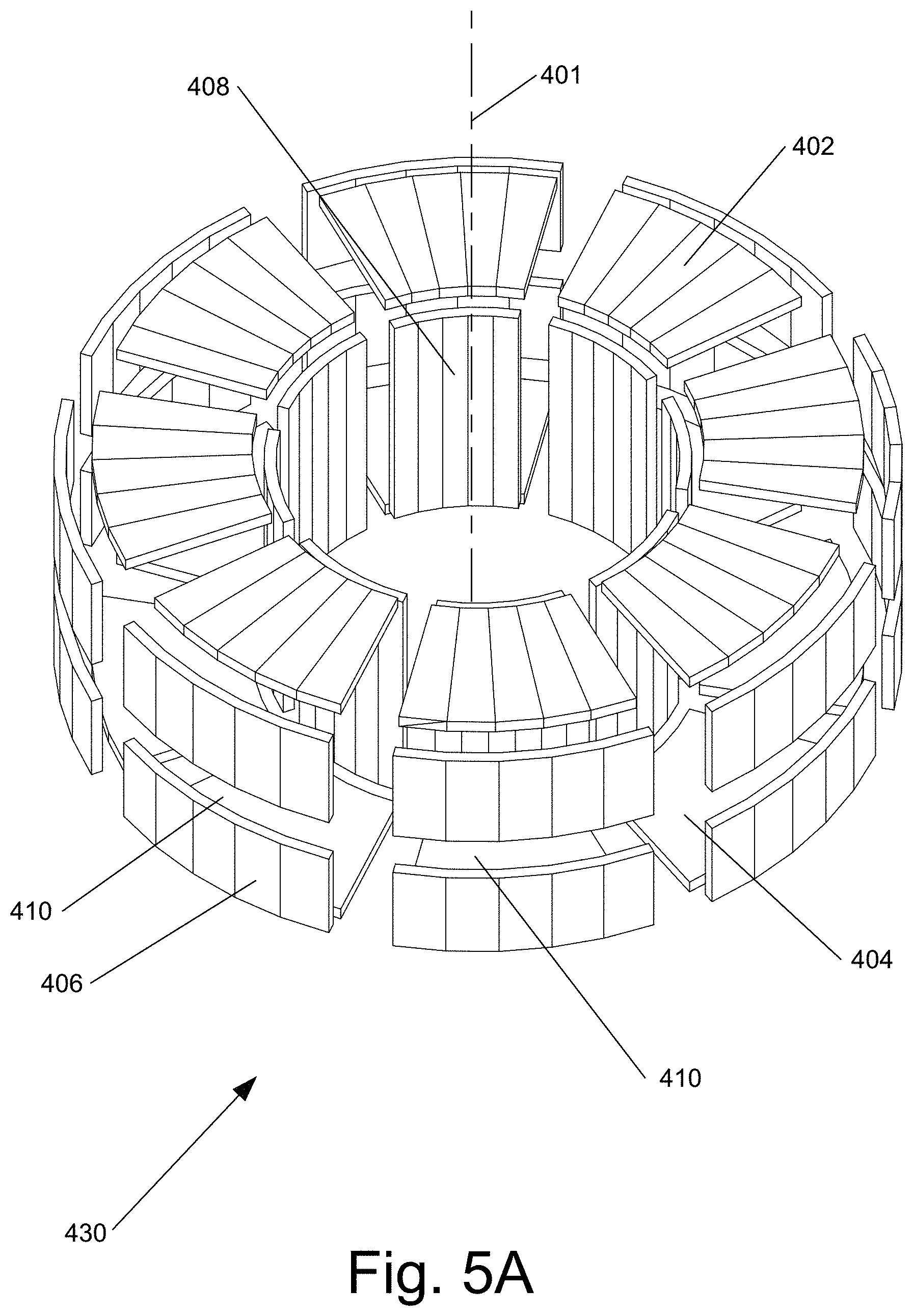 Patent US11784523 Figure 9 – Multi-tunnel electric motor/generator