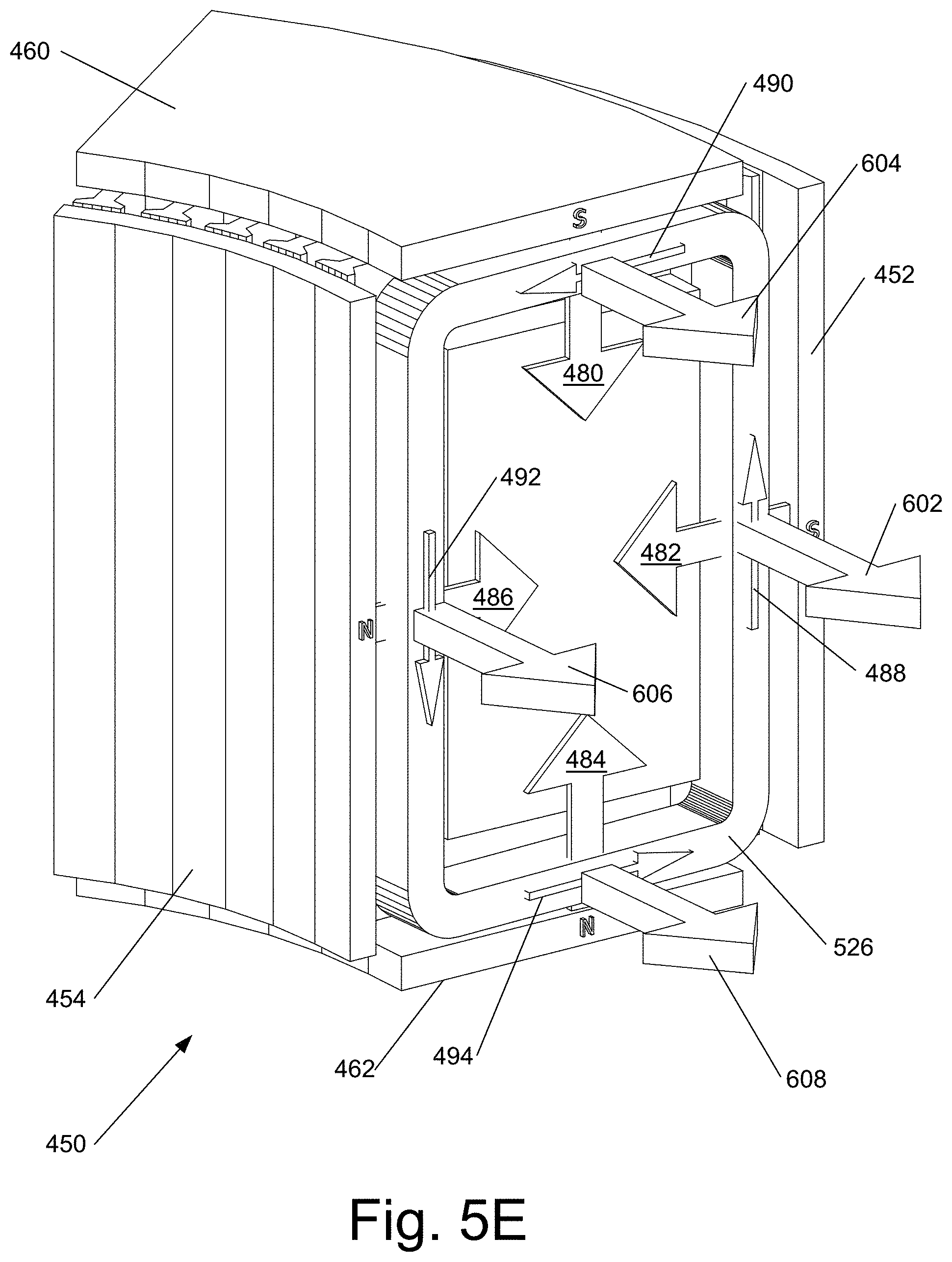 Patent US11784523 Figure 13 – Multi-tunnel electric motor/generator