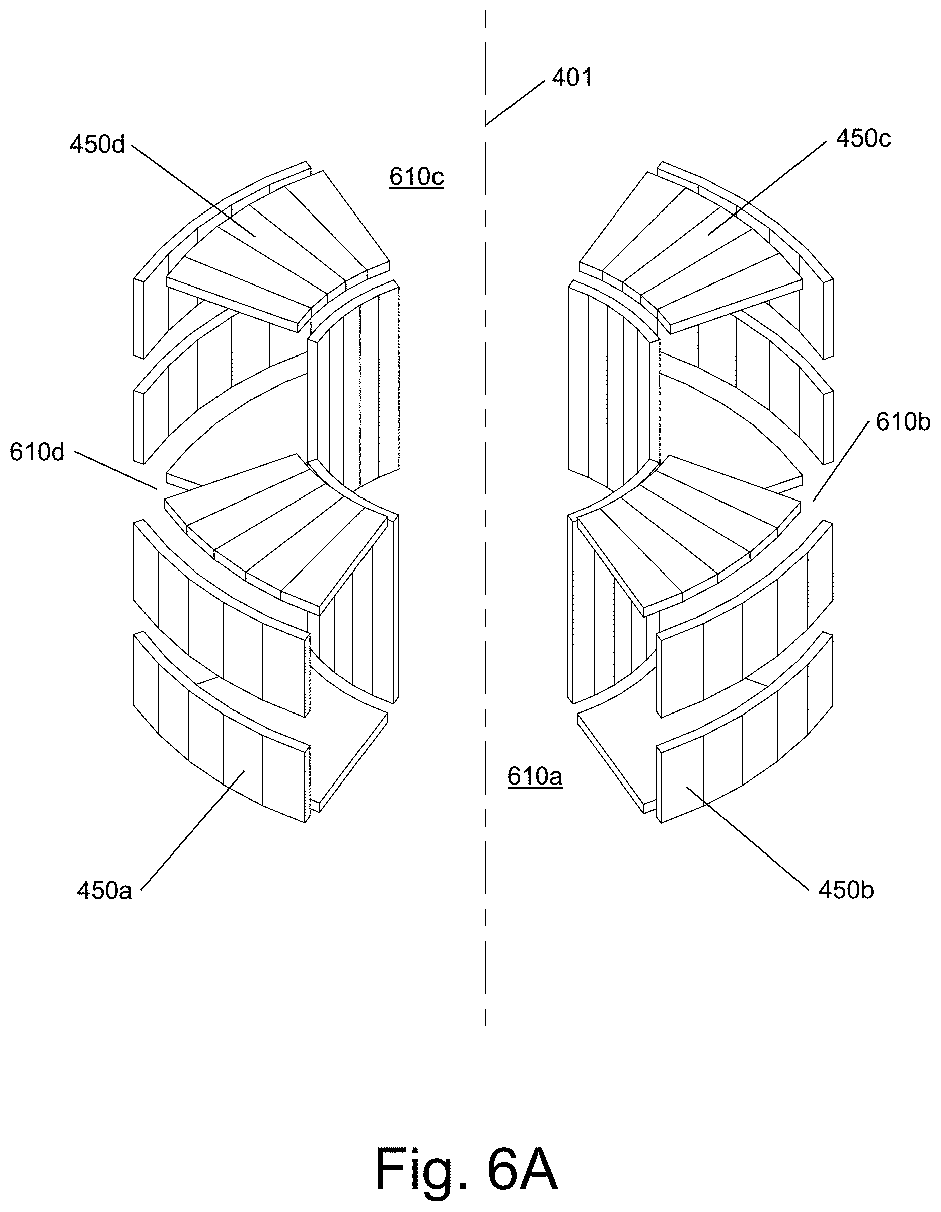 Patent US11784523 Figure 14 – Multi-tunnel electric motor/generator