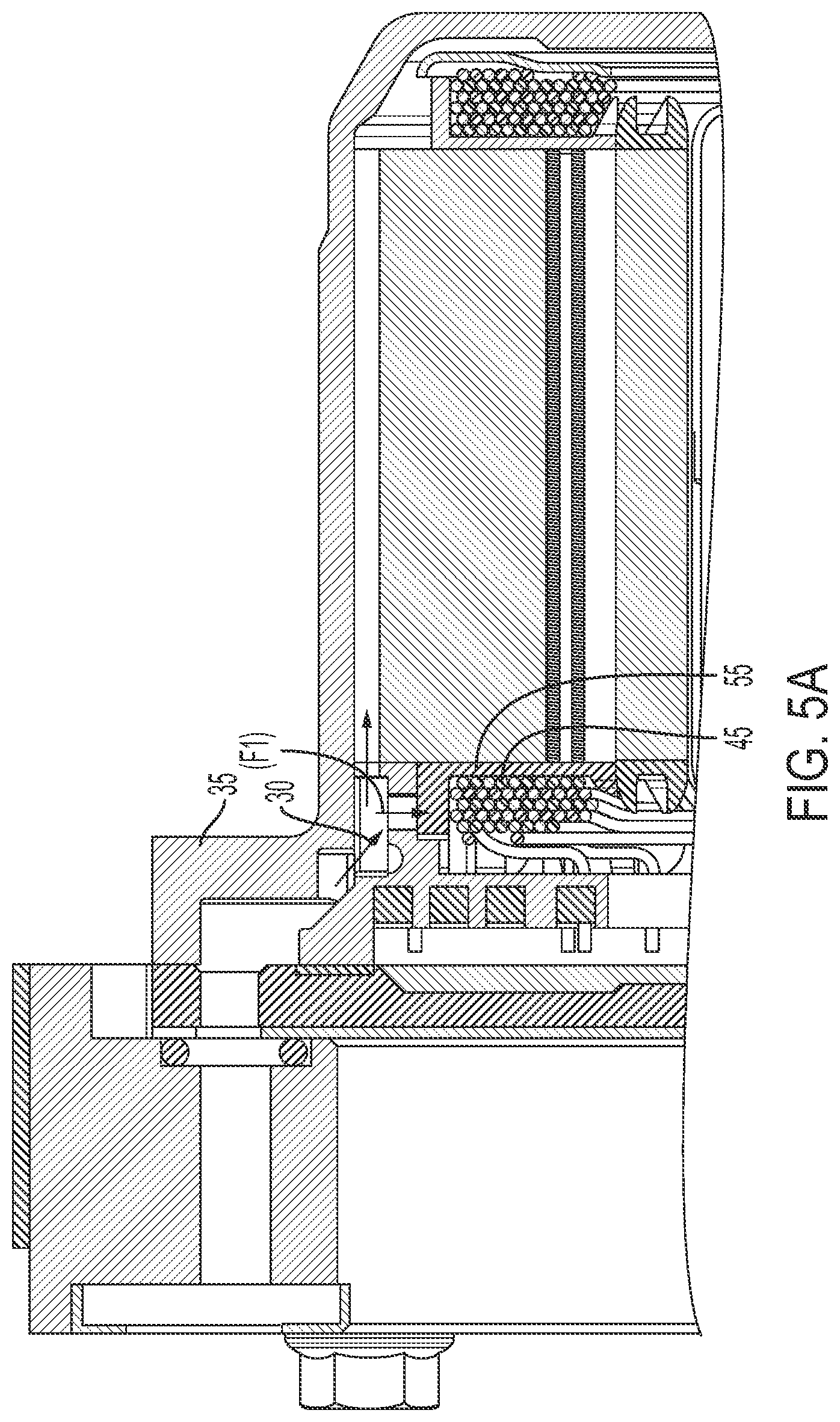 Patent US11784526 Figure 6 – Cooling system for electric motor busbar, stator and coils
