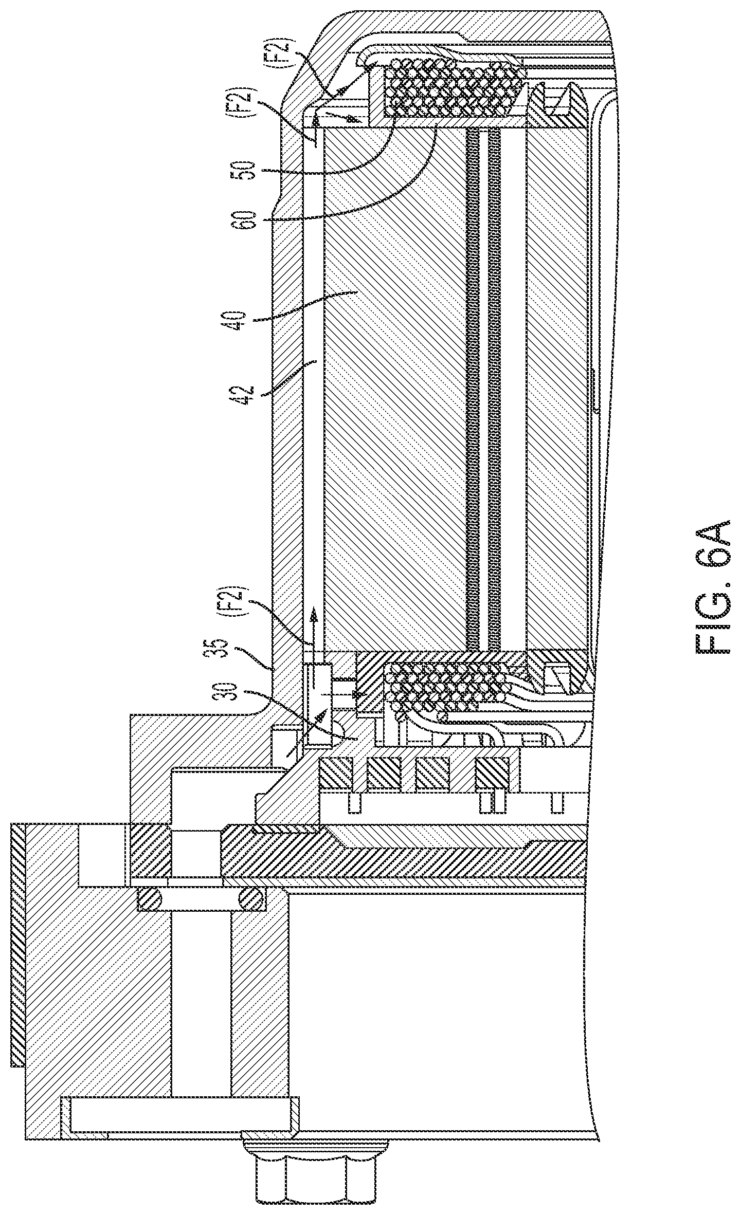 Patent US11784526 Figure 8 – Cooling system for electric motor busbar, stator and coils