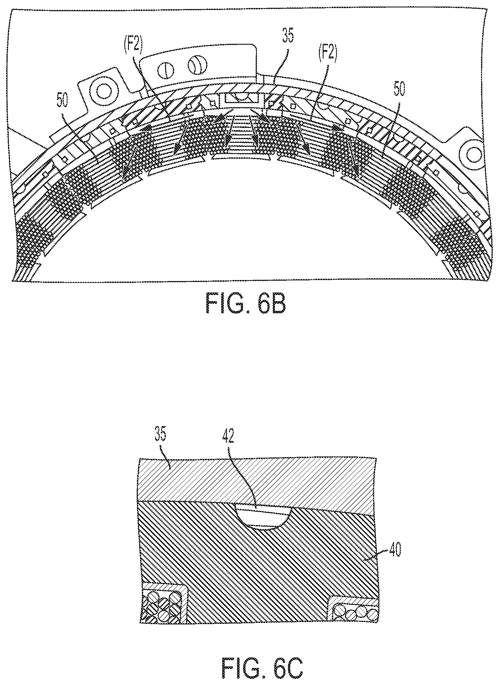 Patent US11784526 Figure 9 – Cooling system for electric motor busbar, stator and coils