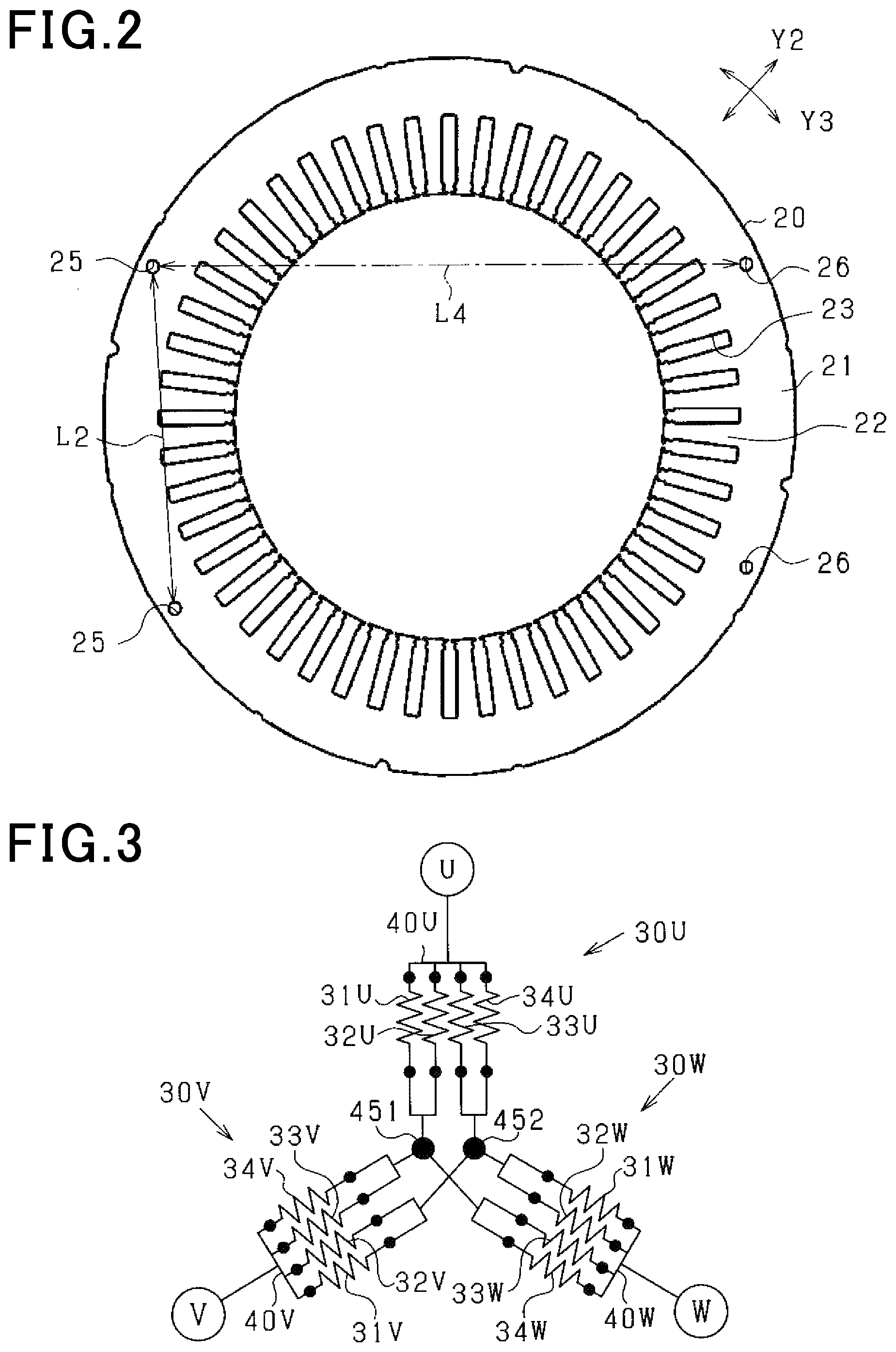 Patent US11784530 Figure 2 – Rotating electric machine and armature