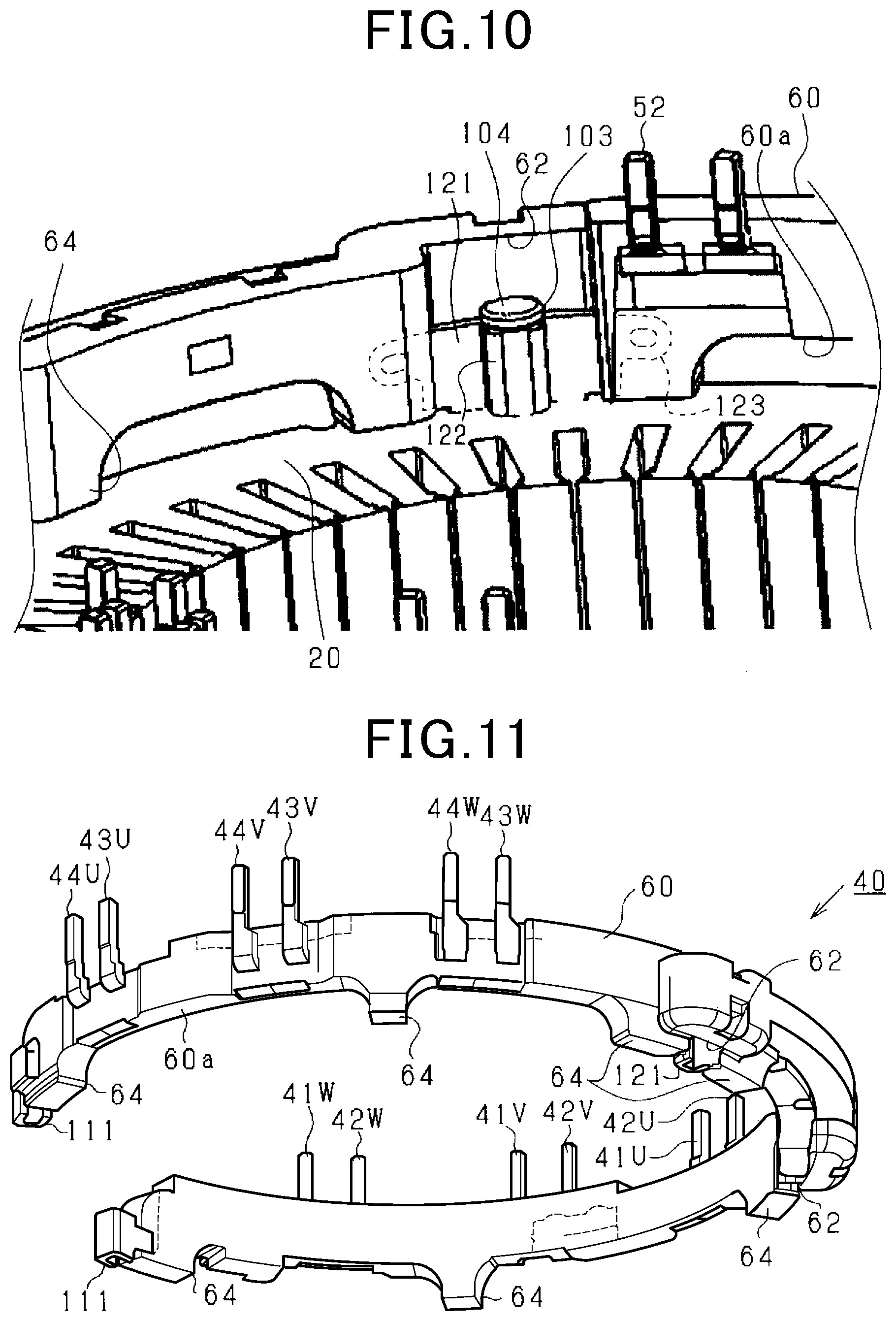 Patent US11784530 Figure 7 – Rotating electric machine and armature