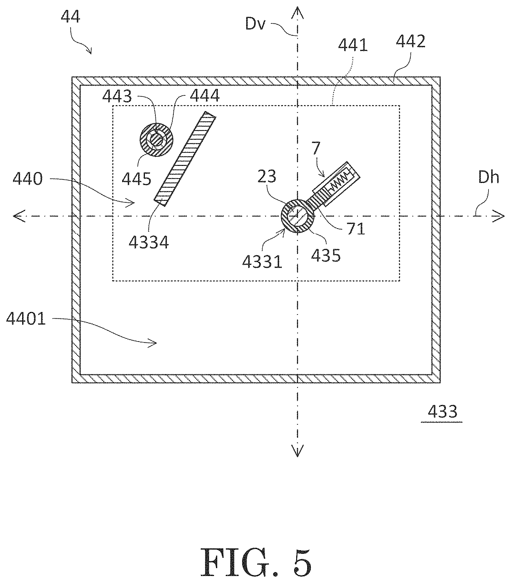 Patent US11784531 Figure 5 – Motor having an electrical discharging device and cover member