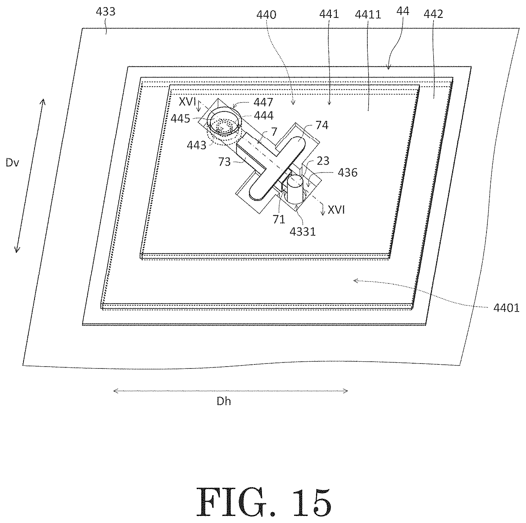 Patent US11784531 Figure 15 – Motor having an electrical discharging device and cover member