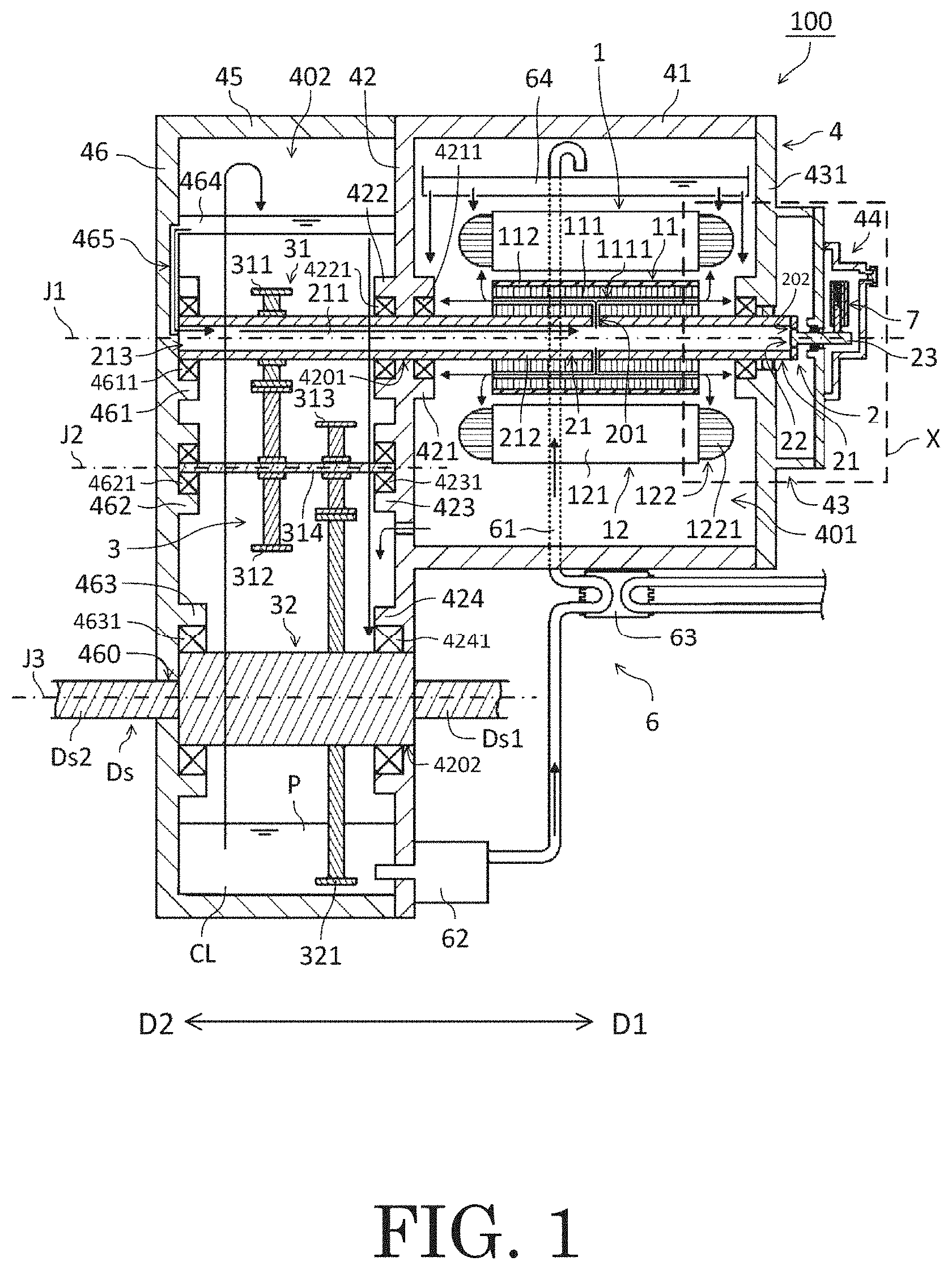 Patent US11784532 — Motor — Figure 1