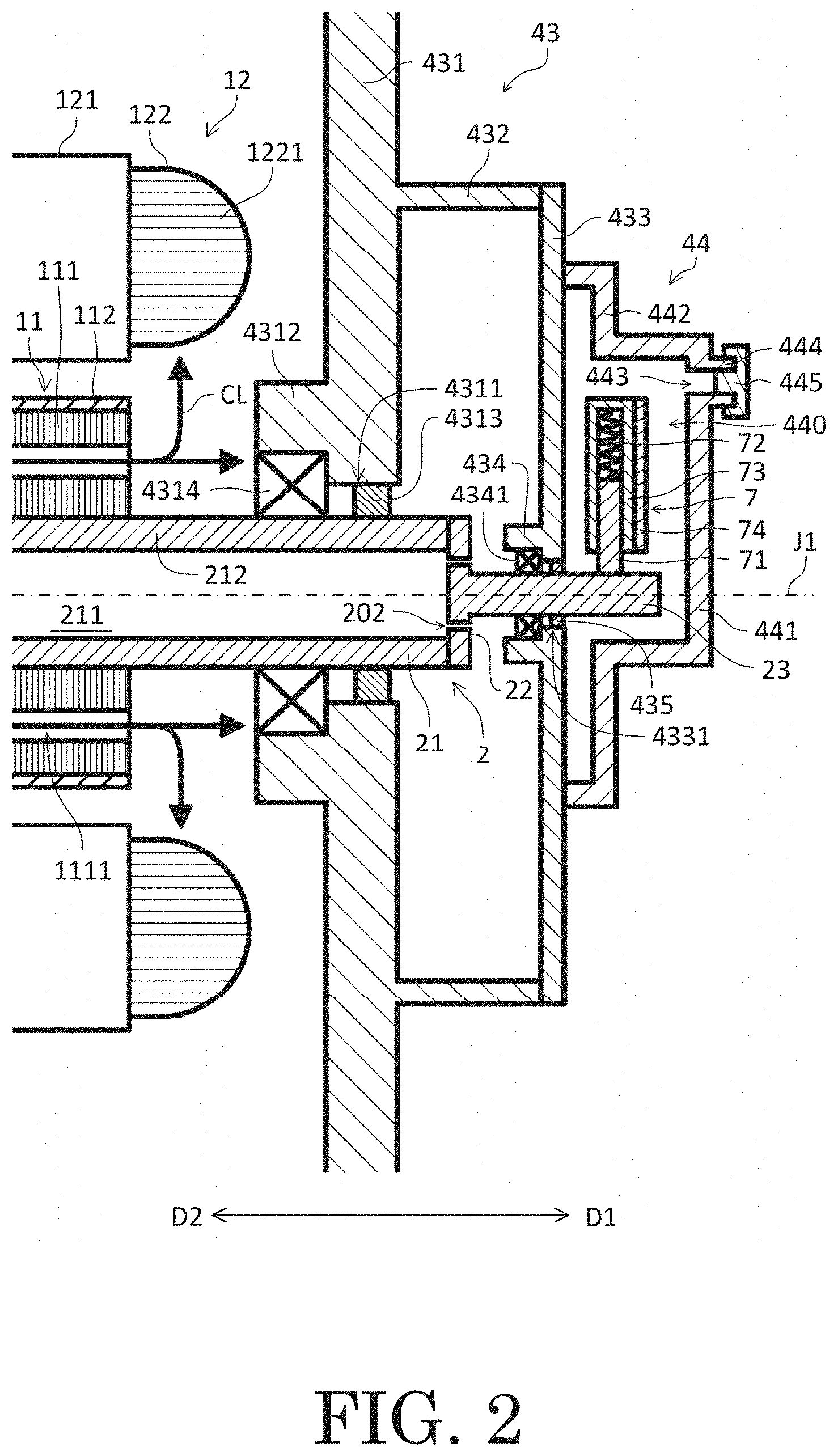 Patent US11784532 Figure 2 – Motor
