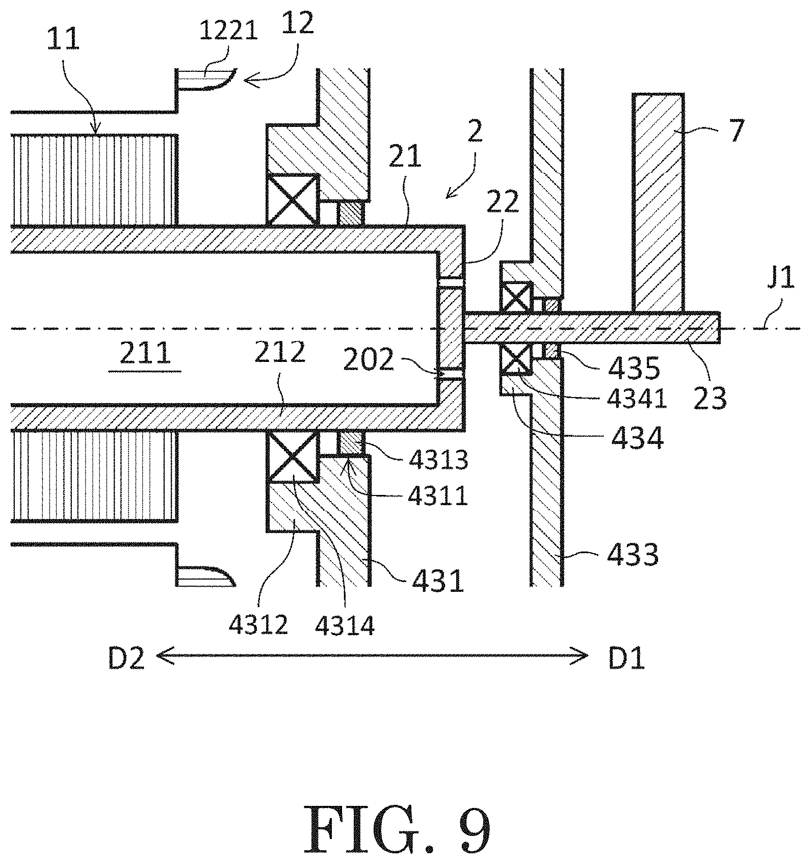 Patent US11784532 Figure 13 – Motor