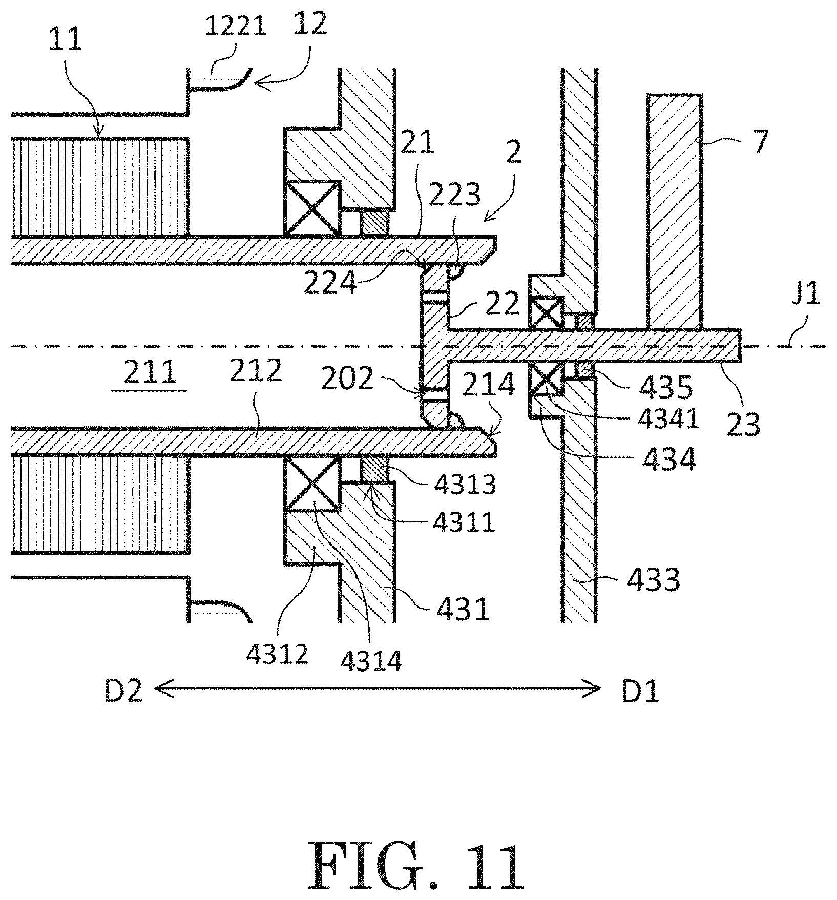 Patent US11784532 Figure 15 – Motor