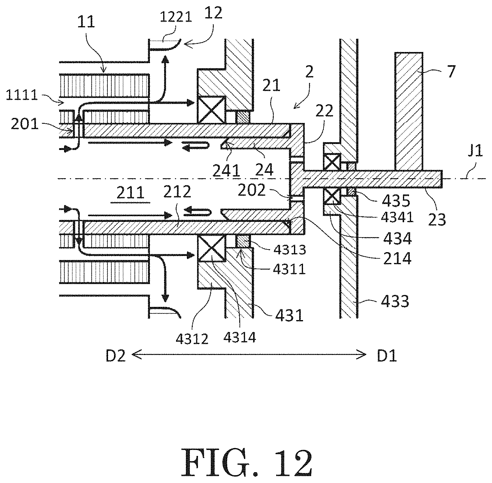 Patent US11784532 Figure 16 – Motor