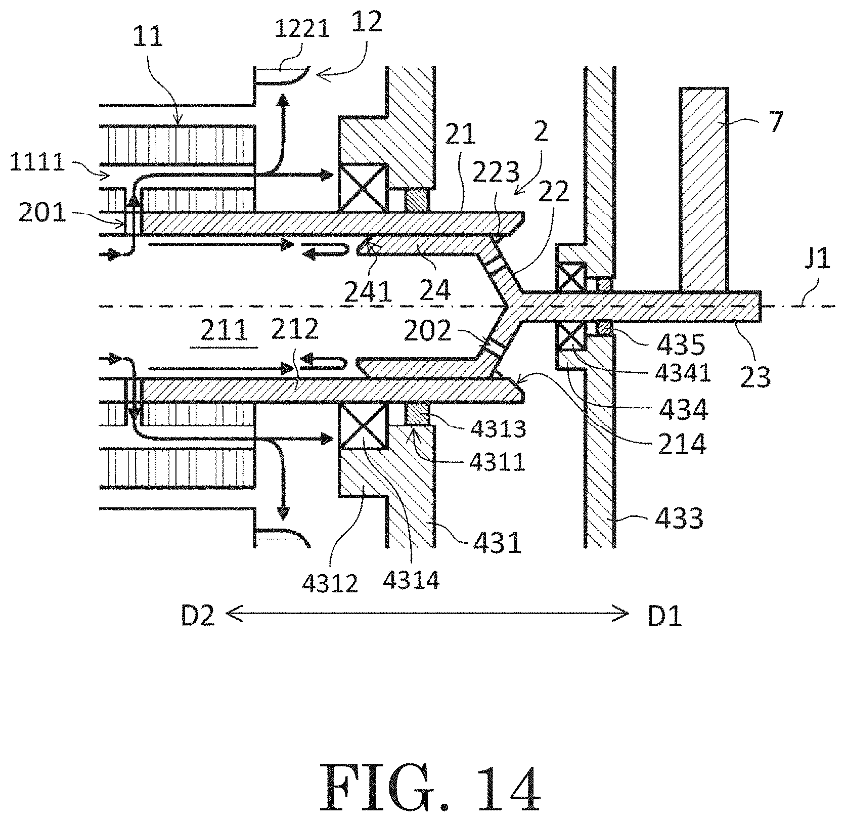 Patent US11784532 Figure 18 – Motor