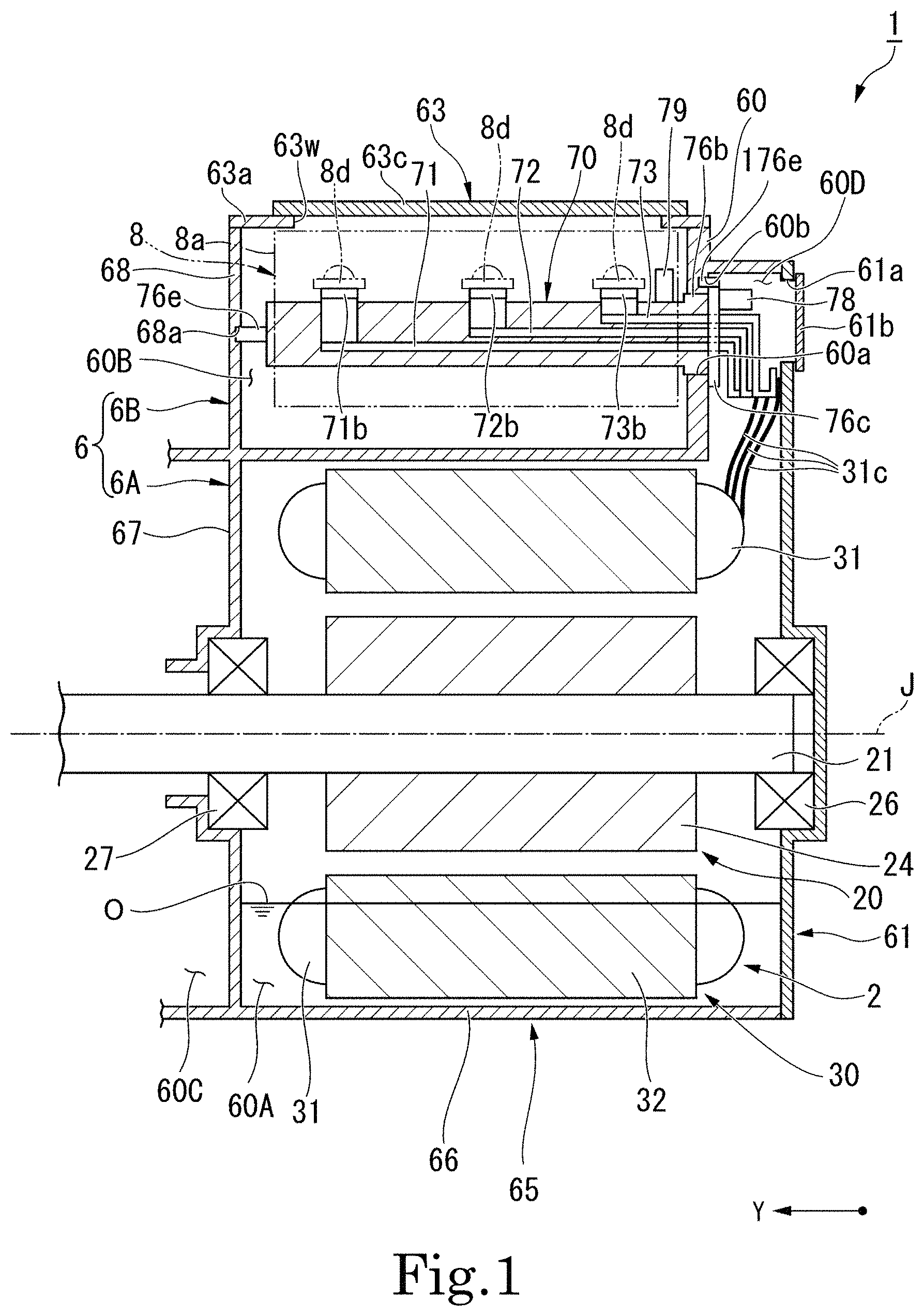 Patent US11784533 — Drive device — Figure 1