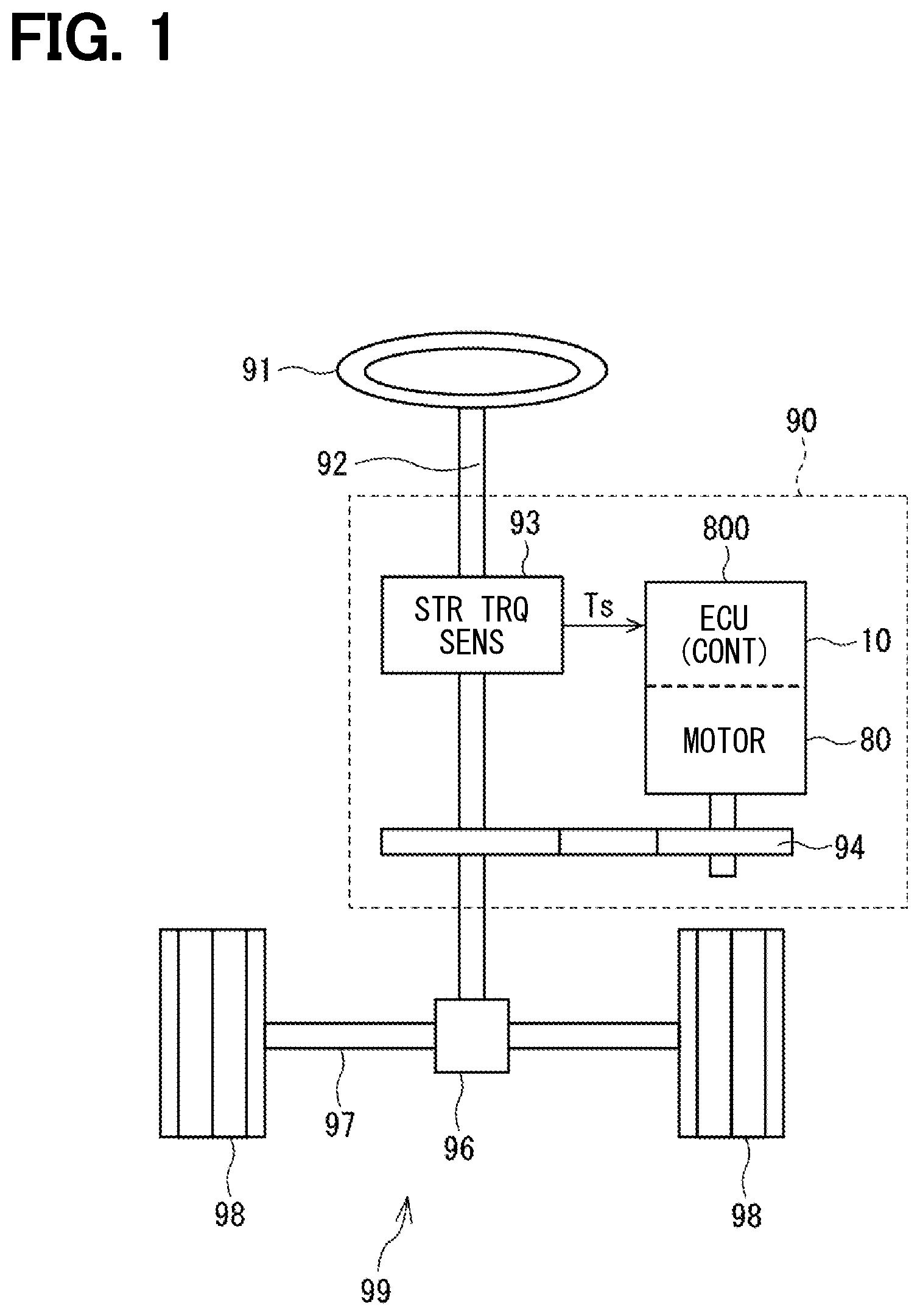 Patent US11784534 Figure 1 – Rotating electric machine