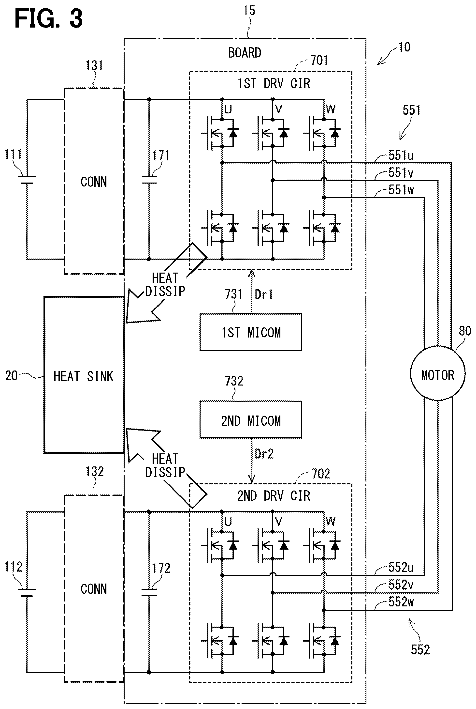 Patent US11784534 Figure 3 – Rotating electric machine
