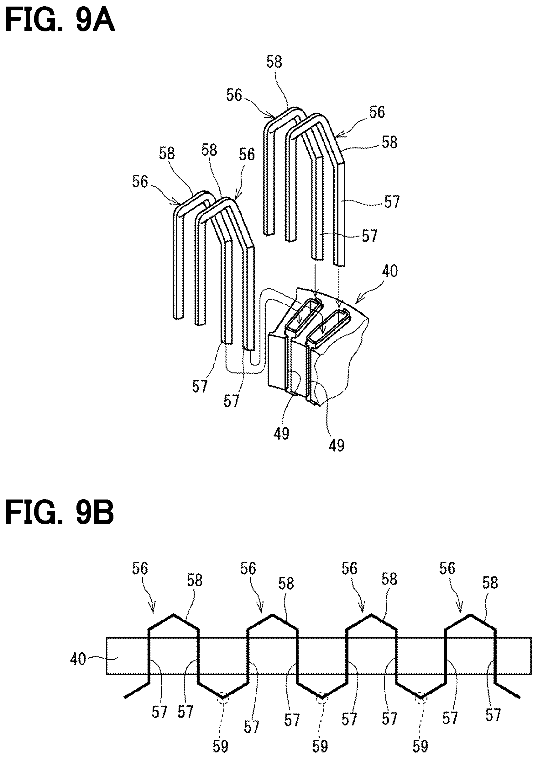Patent US11784534 Figure 9 – Rotating electric machine