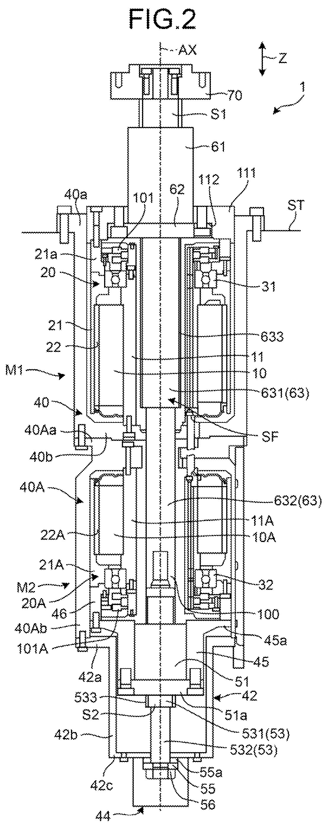 Patent US11784535 Figure 2 – Actuator