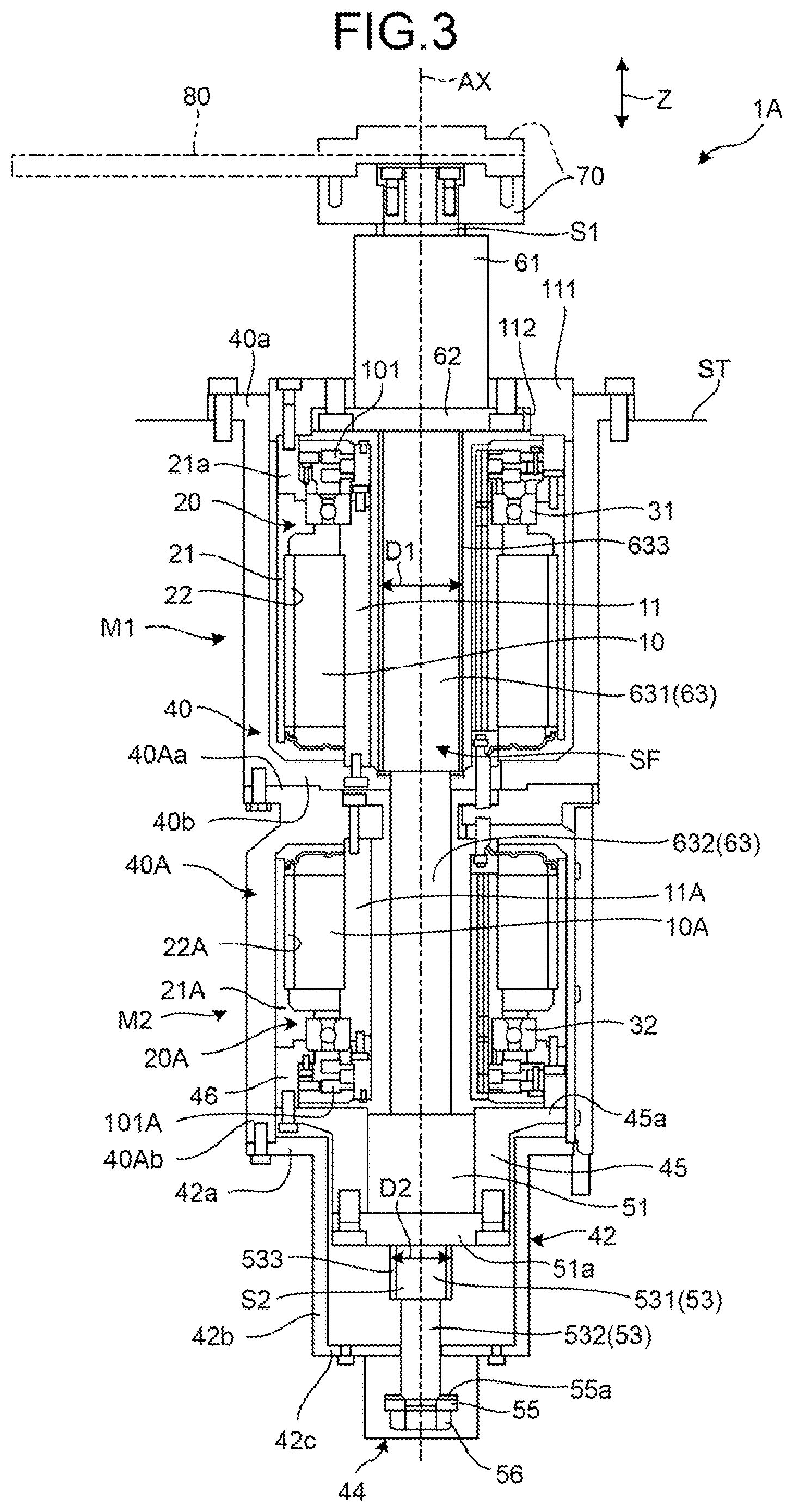 Patent US11784535 Figure 3 – Actuator