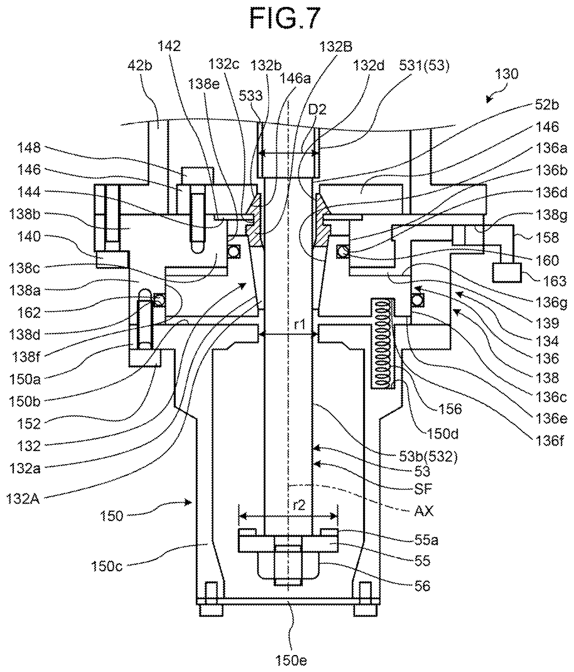 Patent US11784535 Figure 7 – Actuator