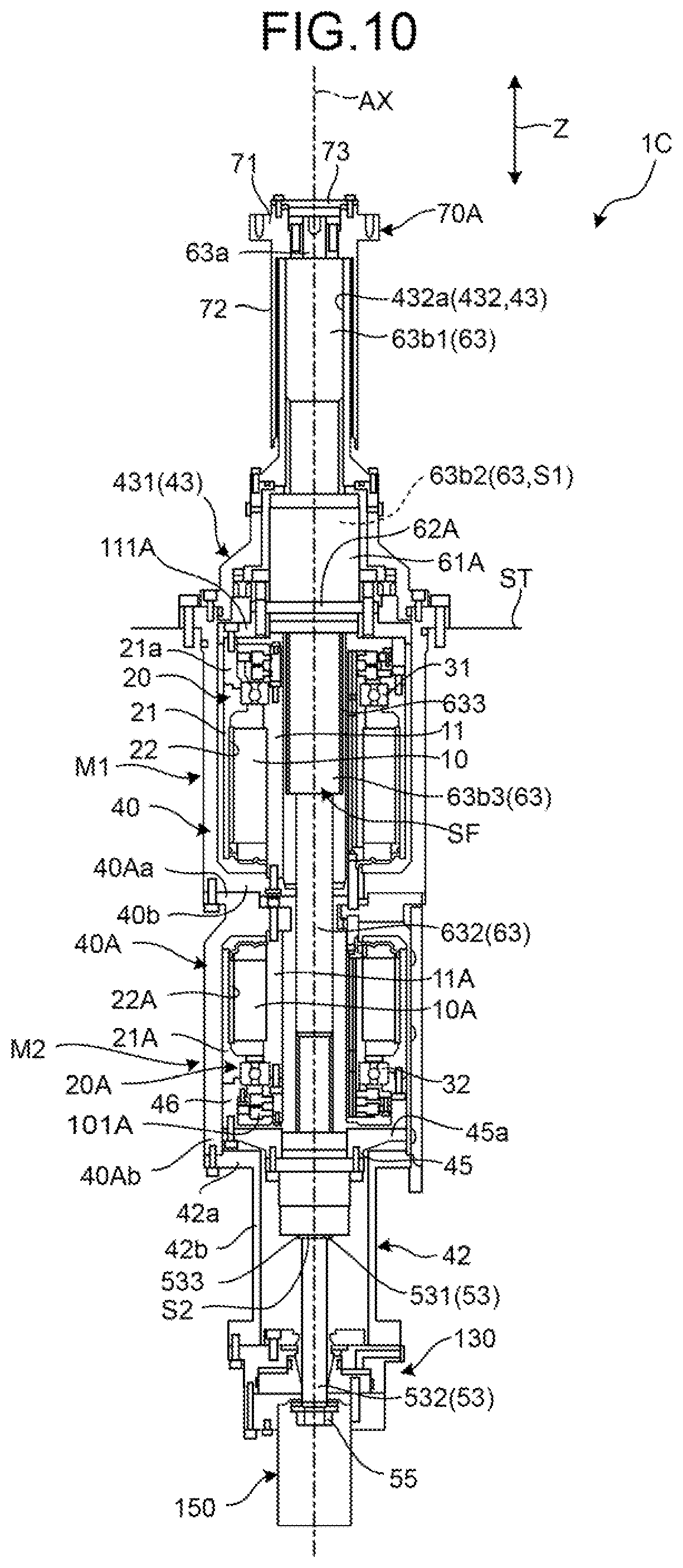 Patent US11784535 Figure 10 – Actuator