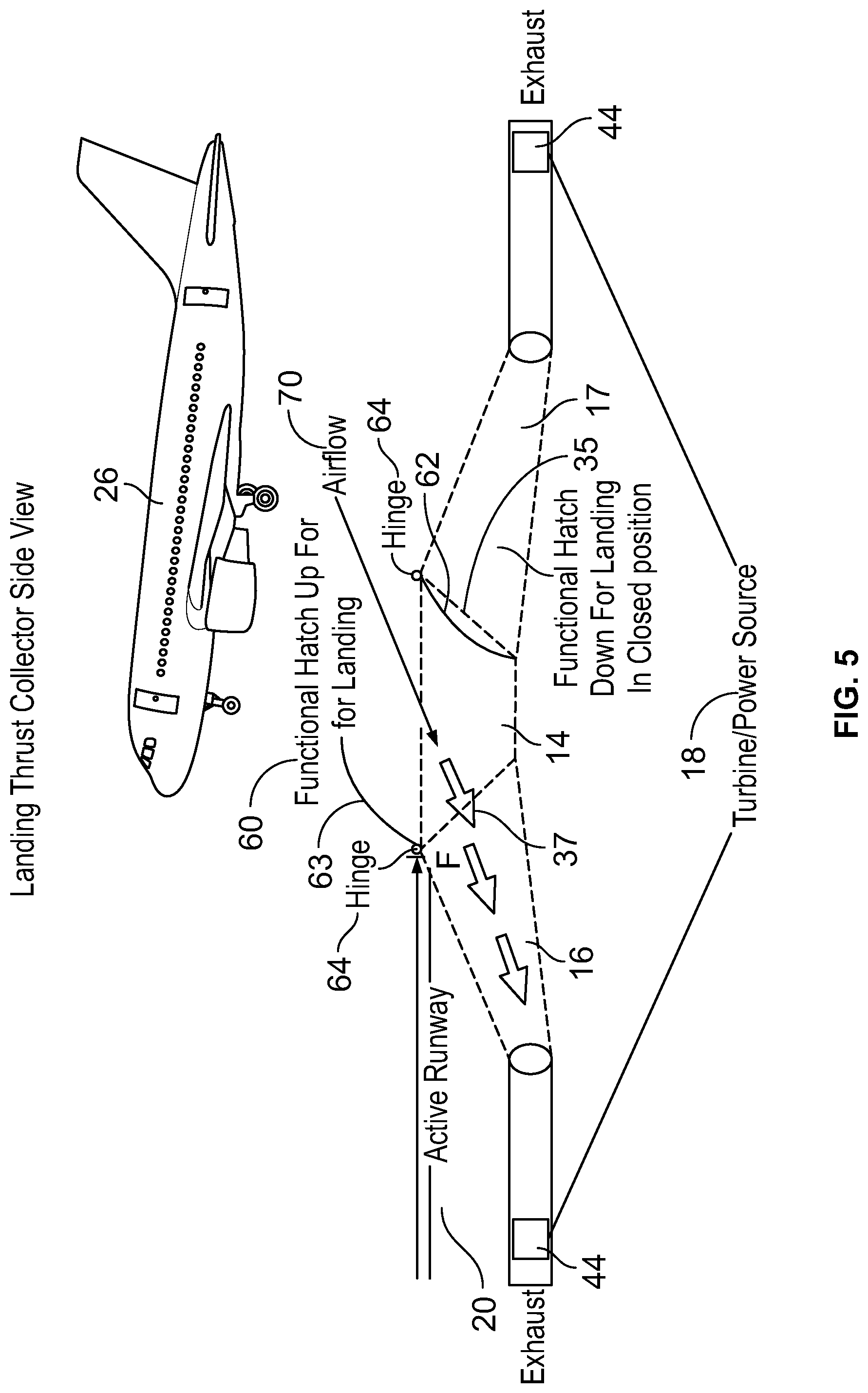 Patent US11784536 Figure 4 – Method and apparatus for collecting thrust to generate power or useful energy