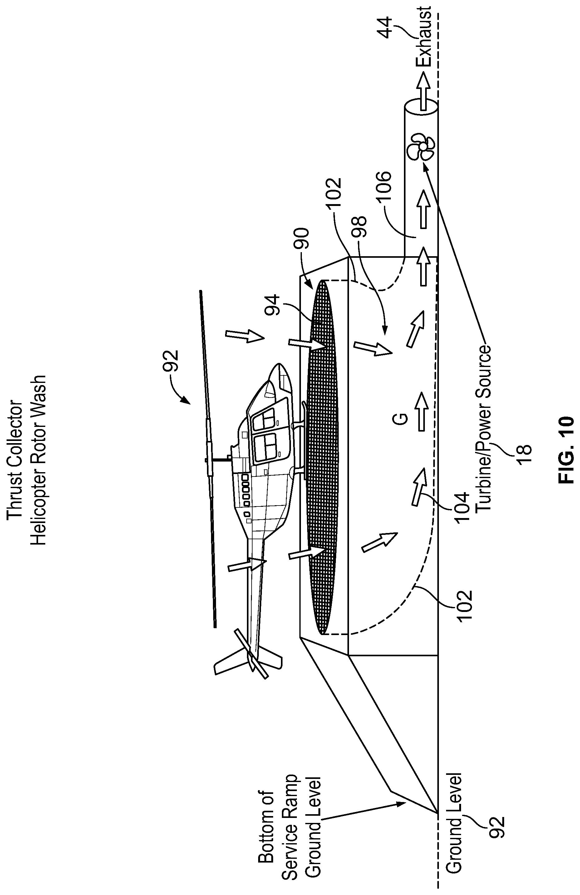 Patent US11784536 Figure 9 – Method and apparatus for collecting thrust to generate power or useful energy
