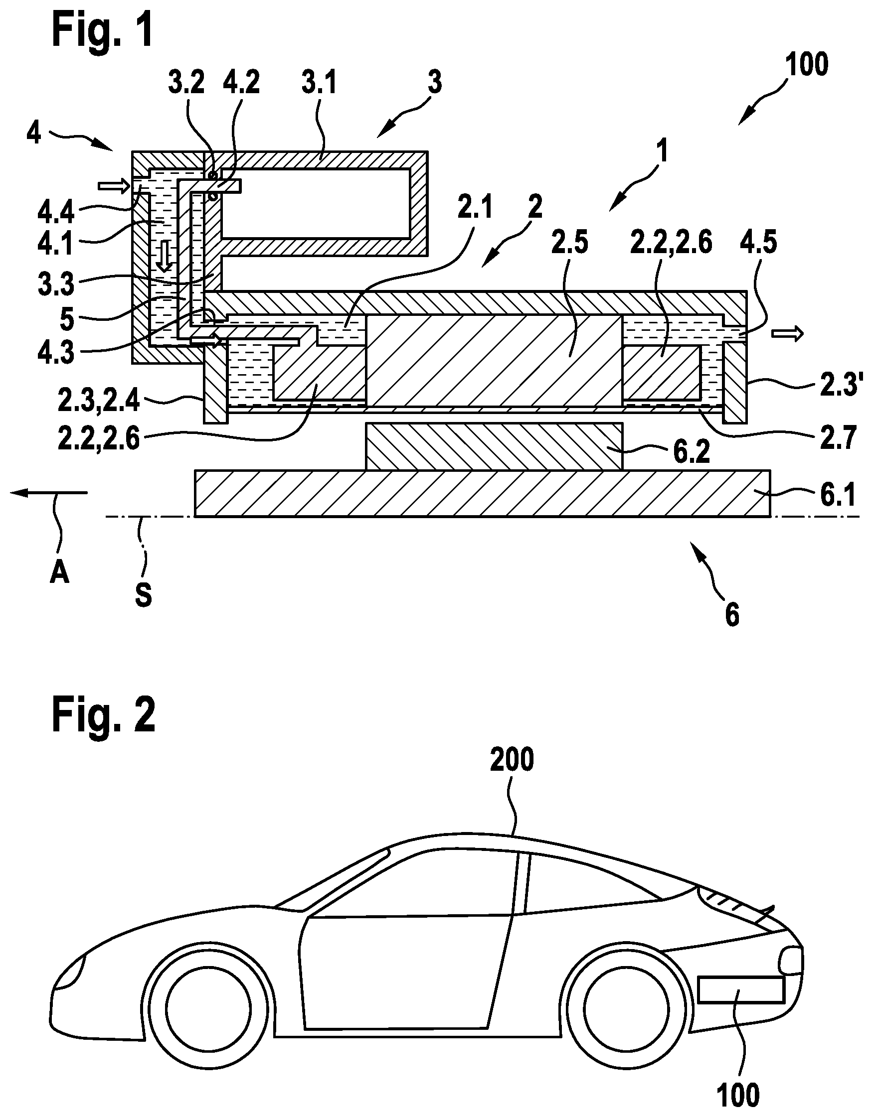 Patent US11784537 — Drive train with an electric machine and an inverter, and motor vehicle — Figure 1