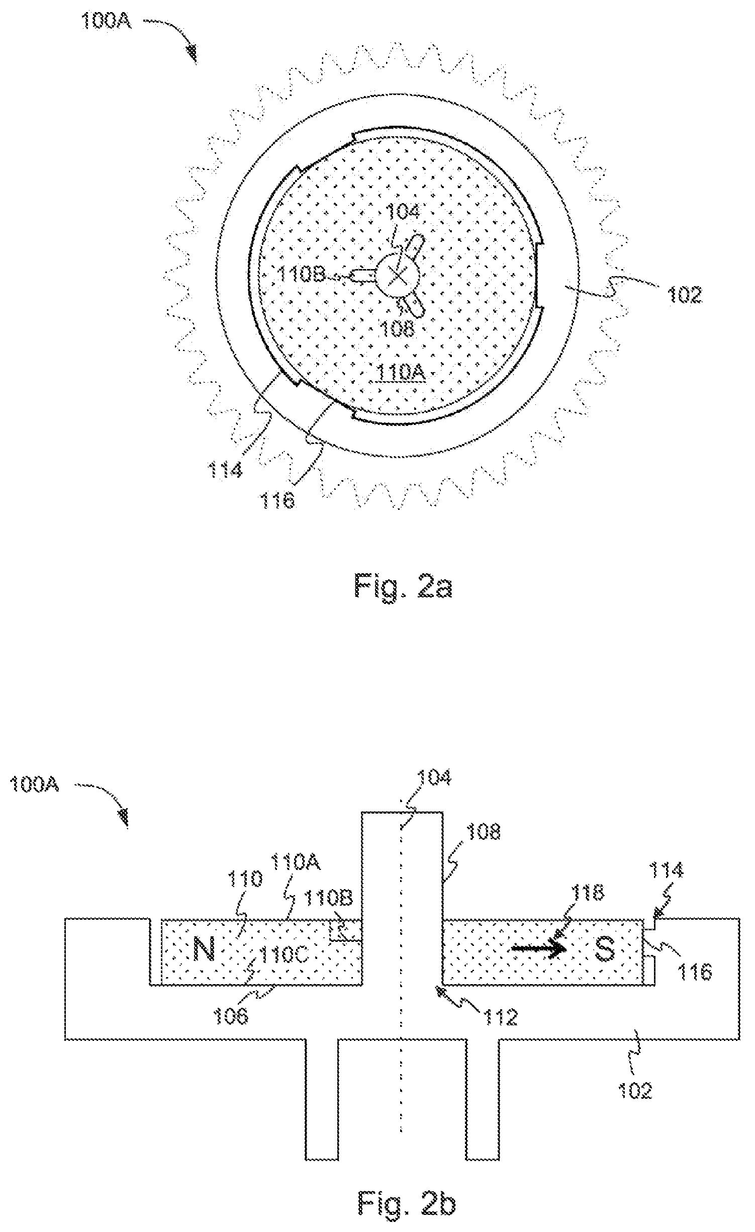 Patent US11784539 Figure 2 – Assembly comprising a component rotatable about a rotary axis for an actuating drive, and a sensor element attached to the rotatable component