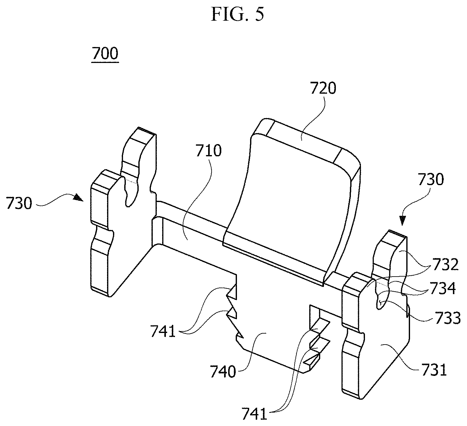 Patent US11784542 Figure 5 – Ground terminal, cover assembly and motor comprising same