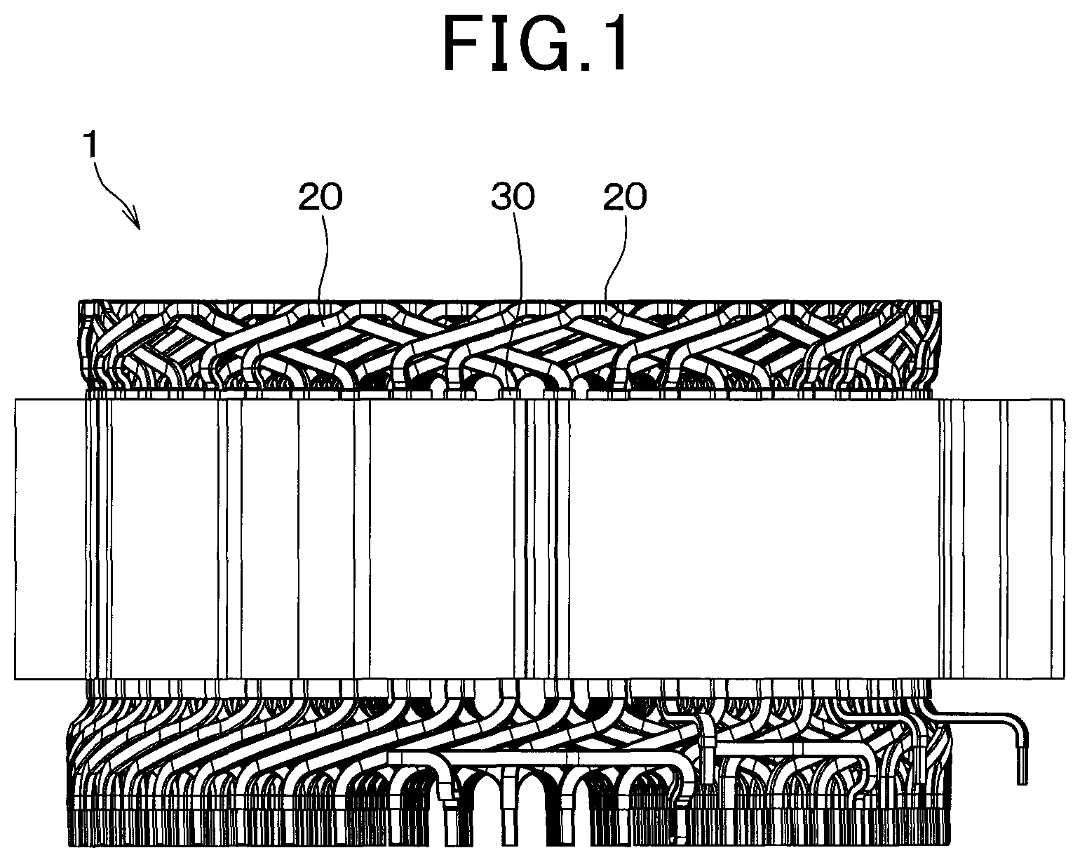 Patent US11784545 Figure 1 – Method of manufacturing stator for rotating electric machine