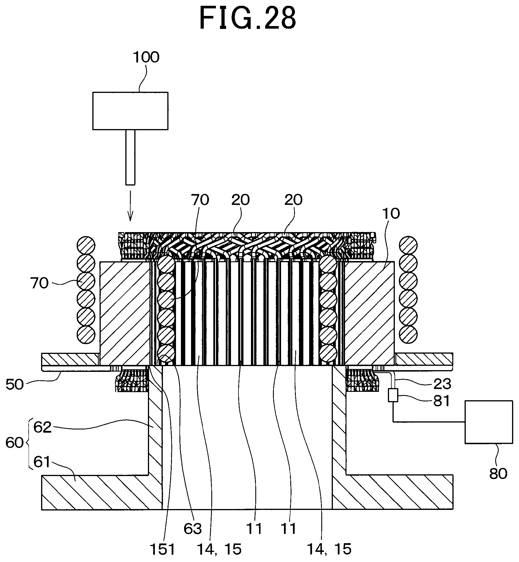 Patent US11784545 Figure 20 – Method of manufacturing stator for rotating electric machine