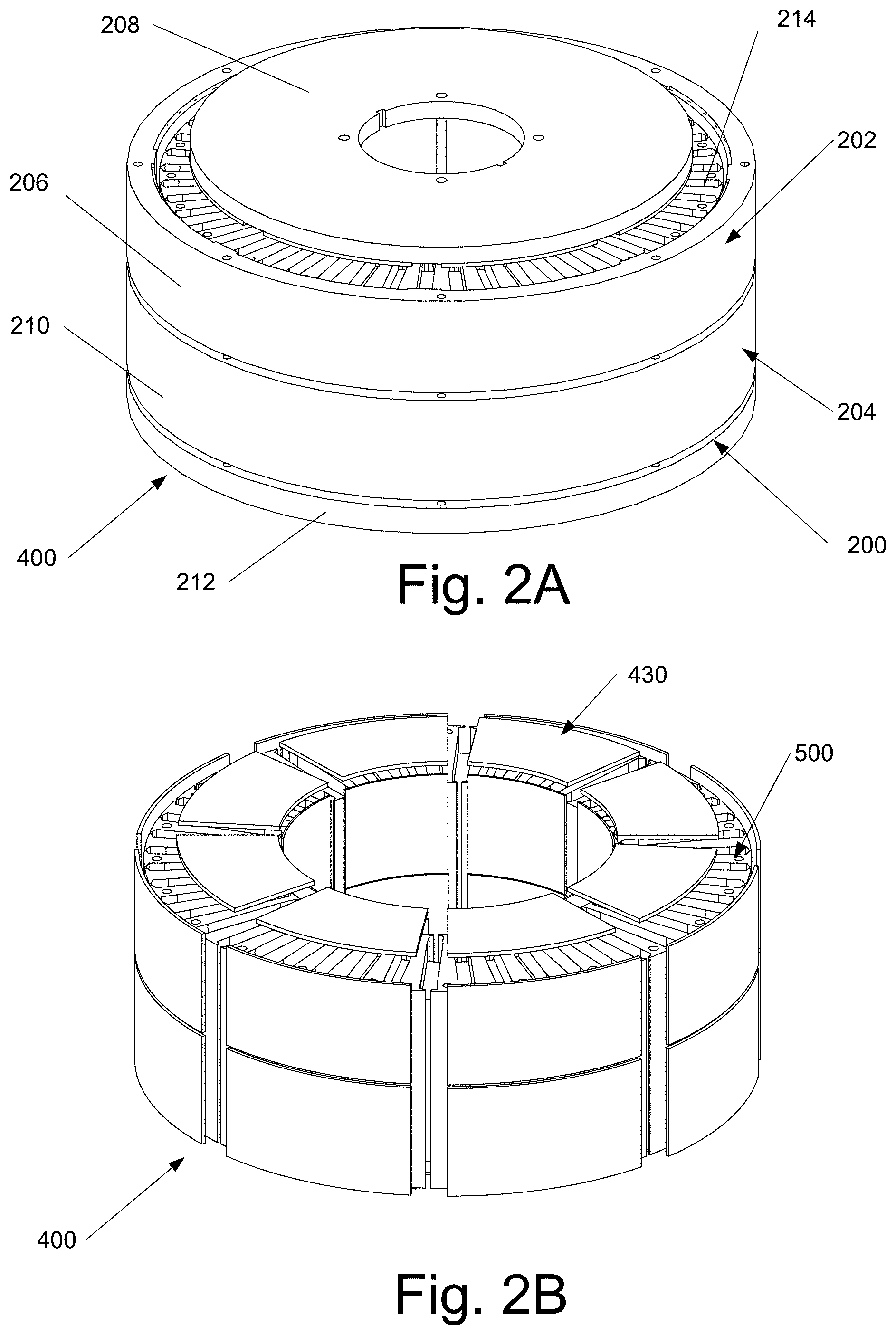 Patent US11784546 Figure 2 – Circumferential flux electric machine with field weakening mechanisms and methods of use