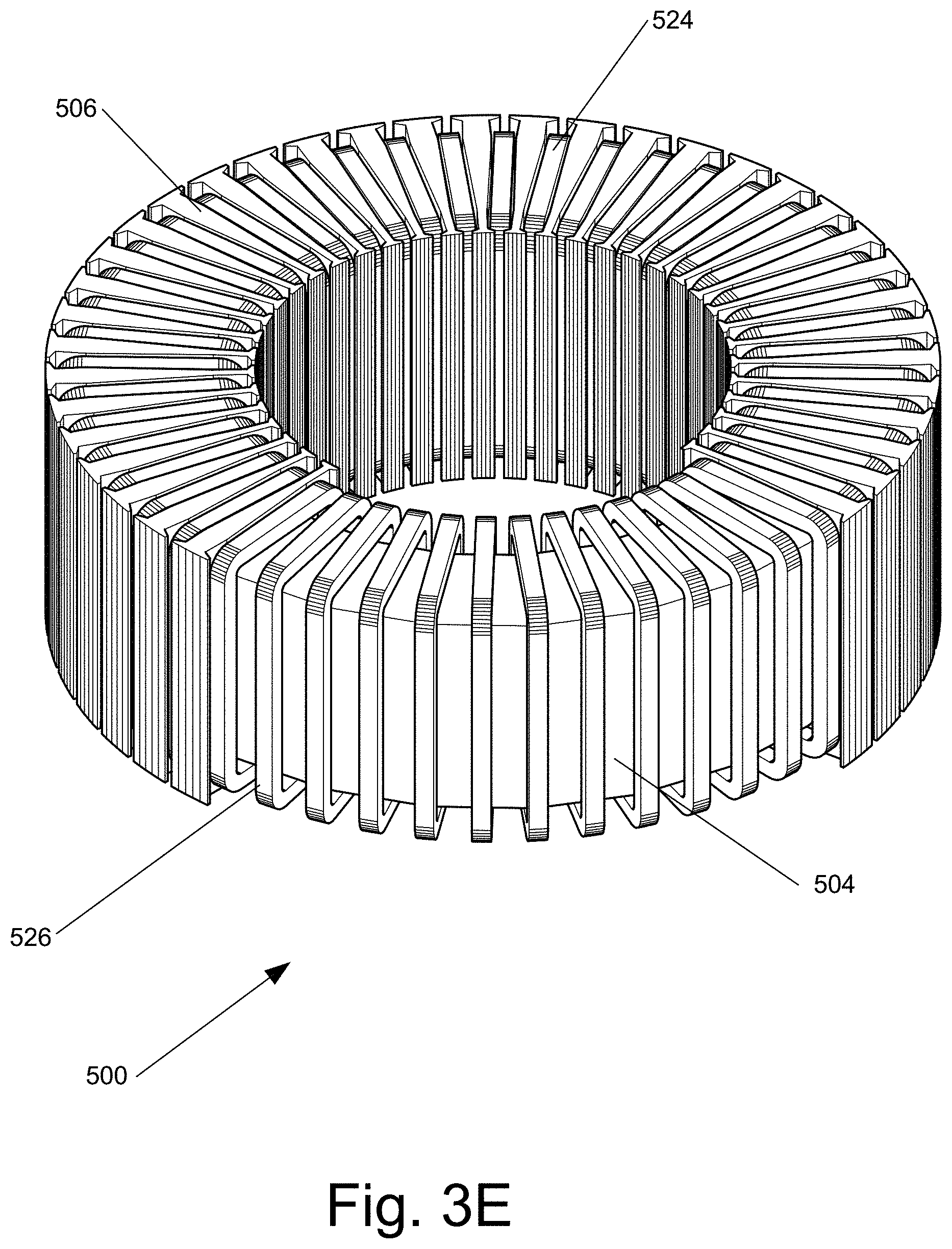 Patent US11784546 Figure 6 – Circumferential flux electric machine with field weakening mechanisms and methods of use