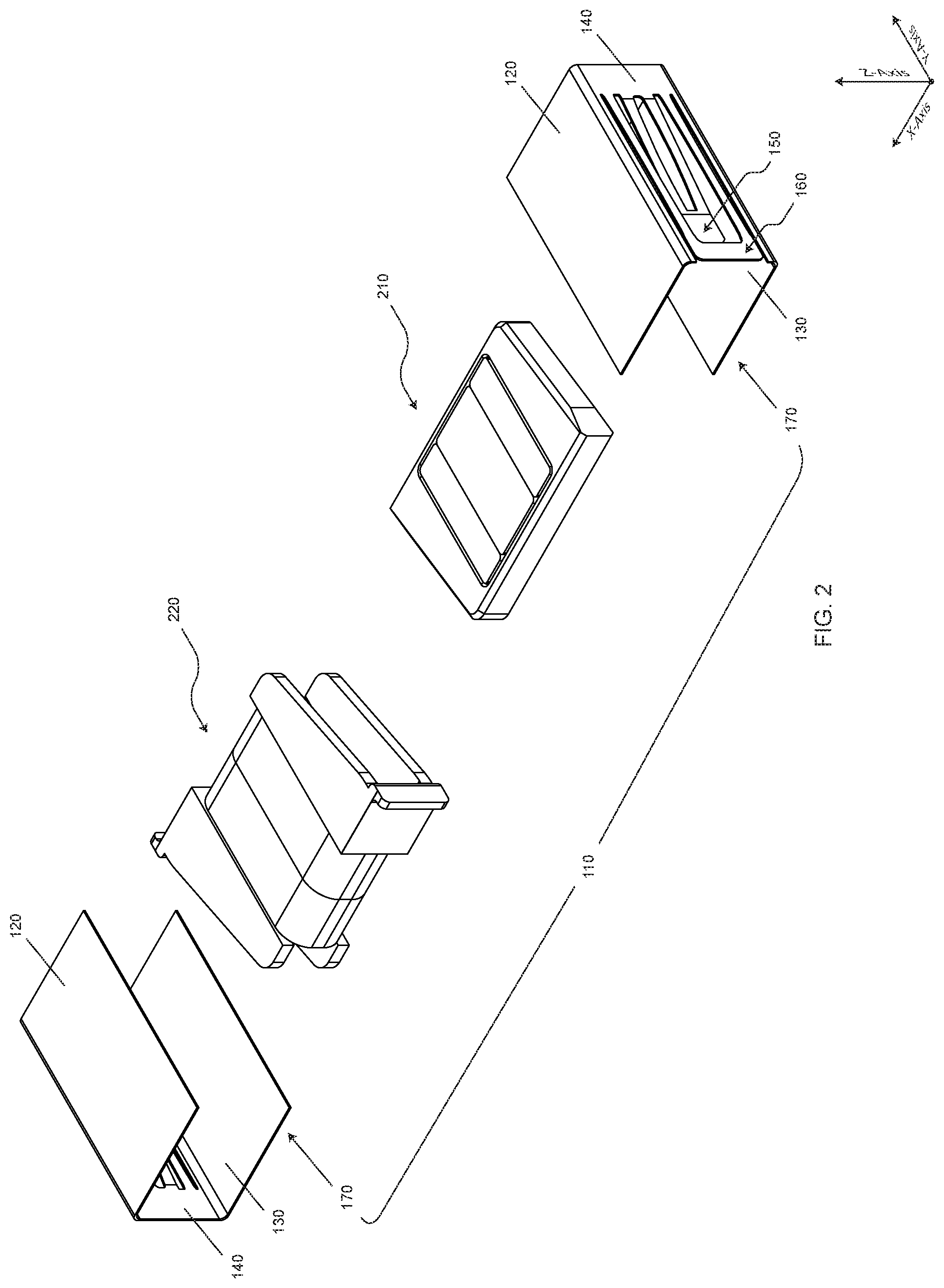 Patent US11784548 Figure 2 – Vibrating actuator with two resonant frequencies and two moving parts
