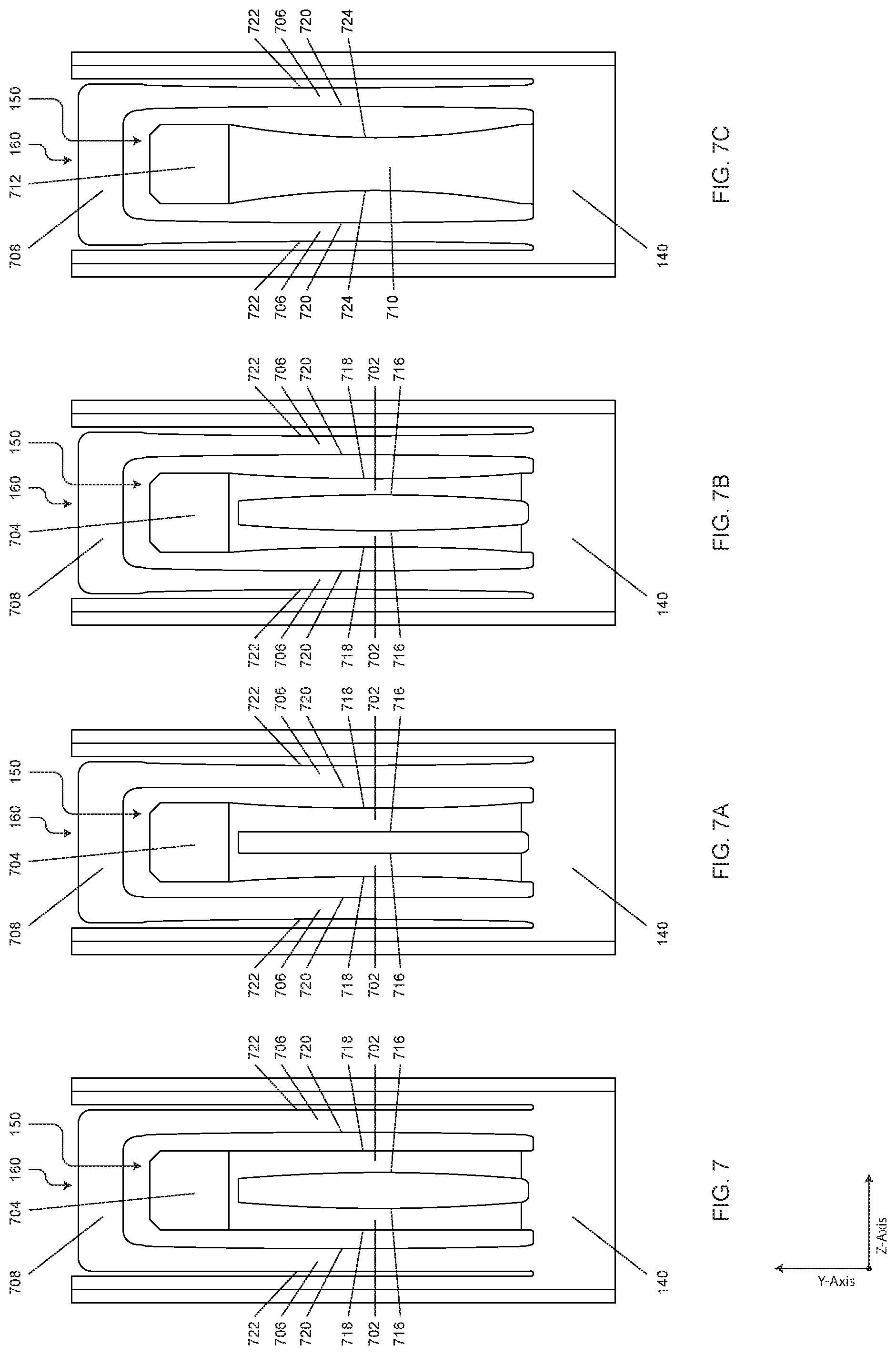 Patent US11784548 Figure 8 – Vibrating actuator with two resonant frequencies and two moving parts
